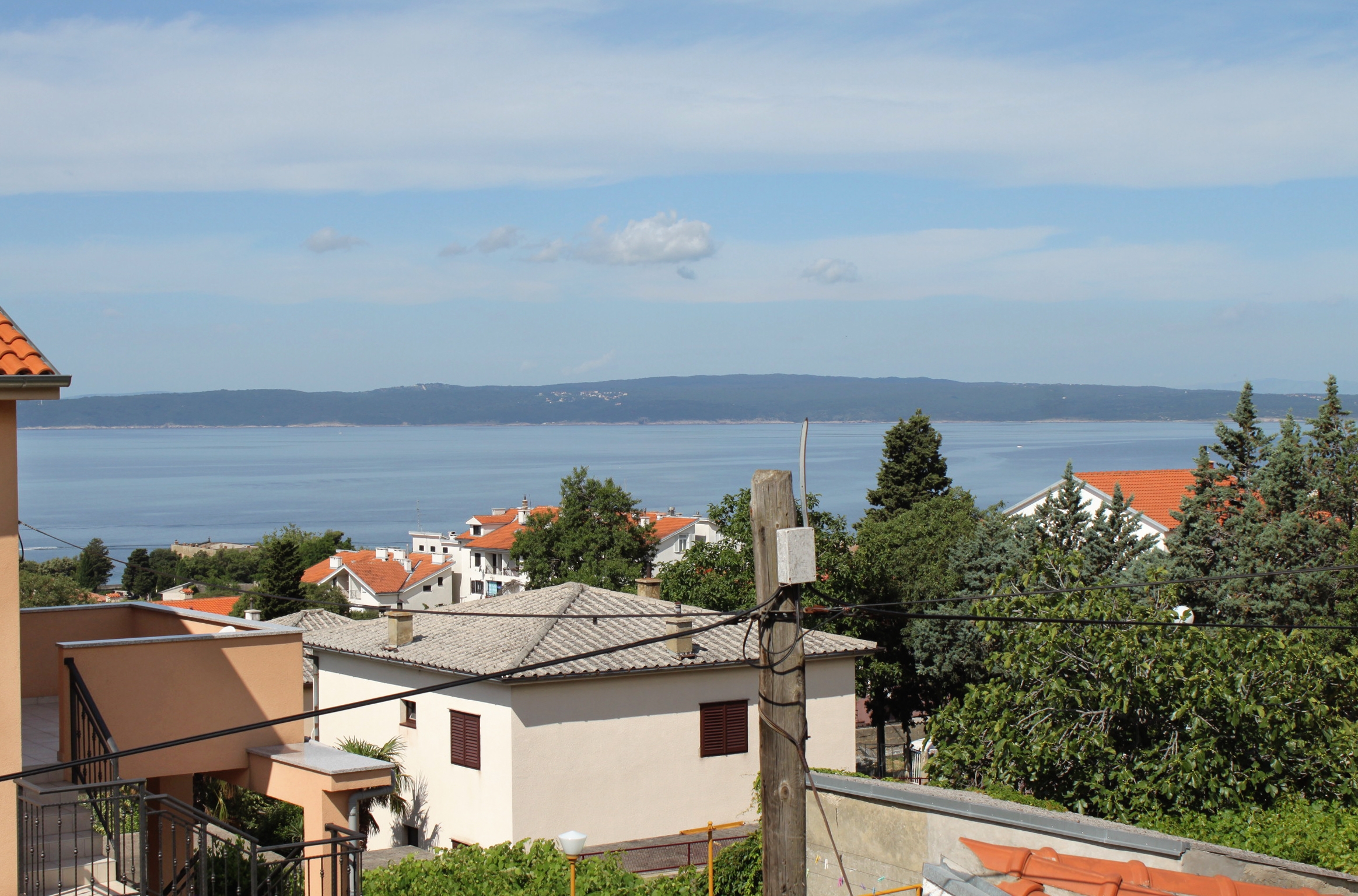 Three bedroom apartment with terrace and sea view Novi Vinodolski  A-a