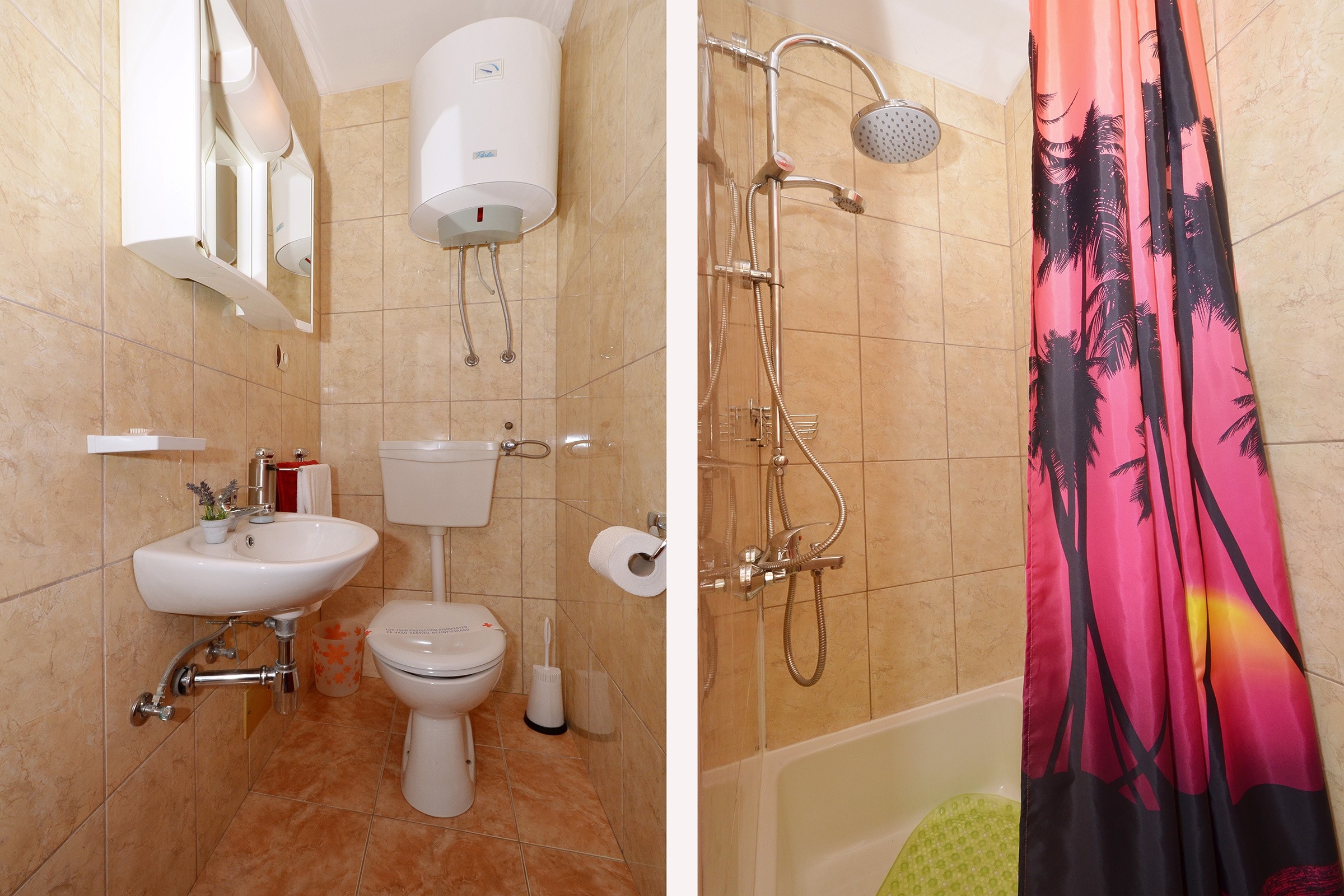 One bedroom apartment with balcony and sea view Trogir  A-a