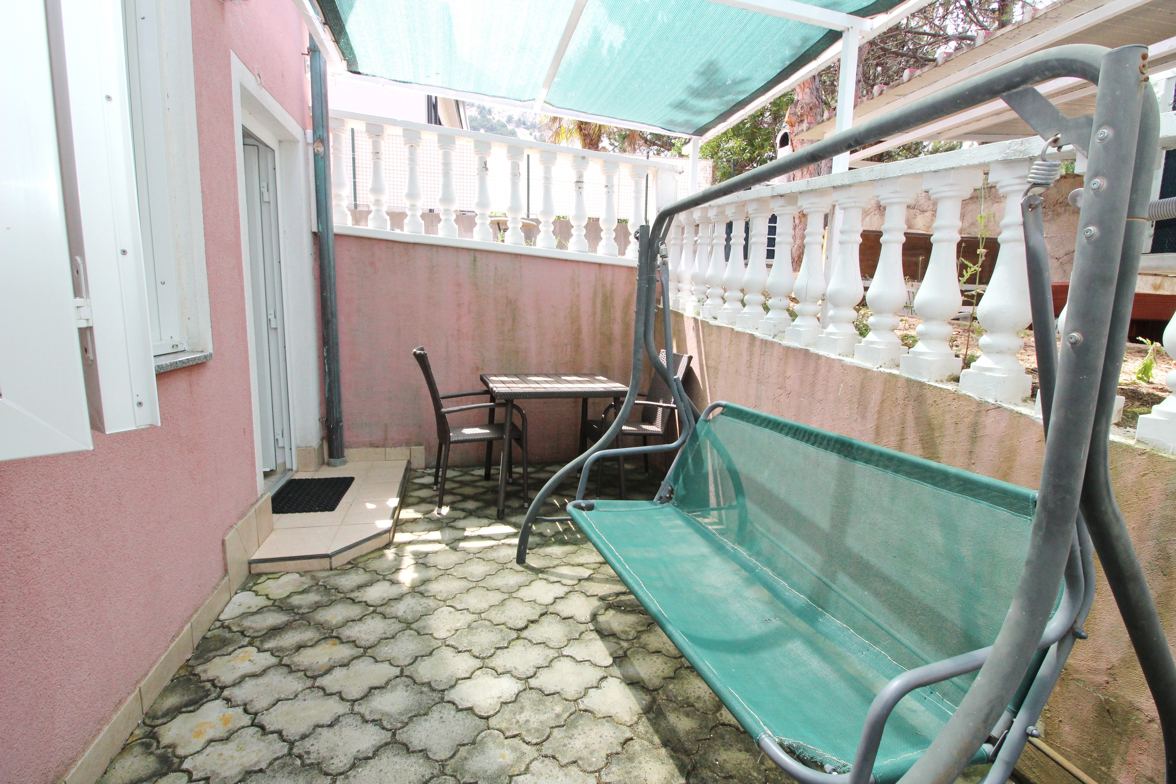 Studio flat with terrace Baška, Krk (AS-24175-a)