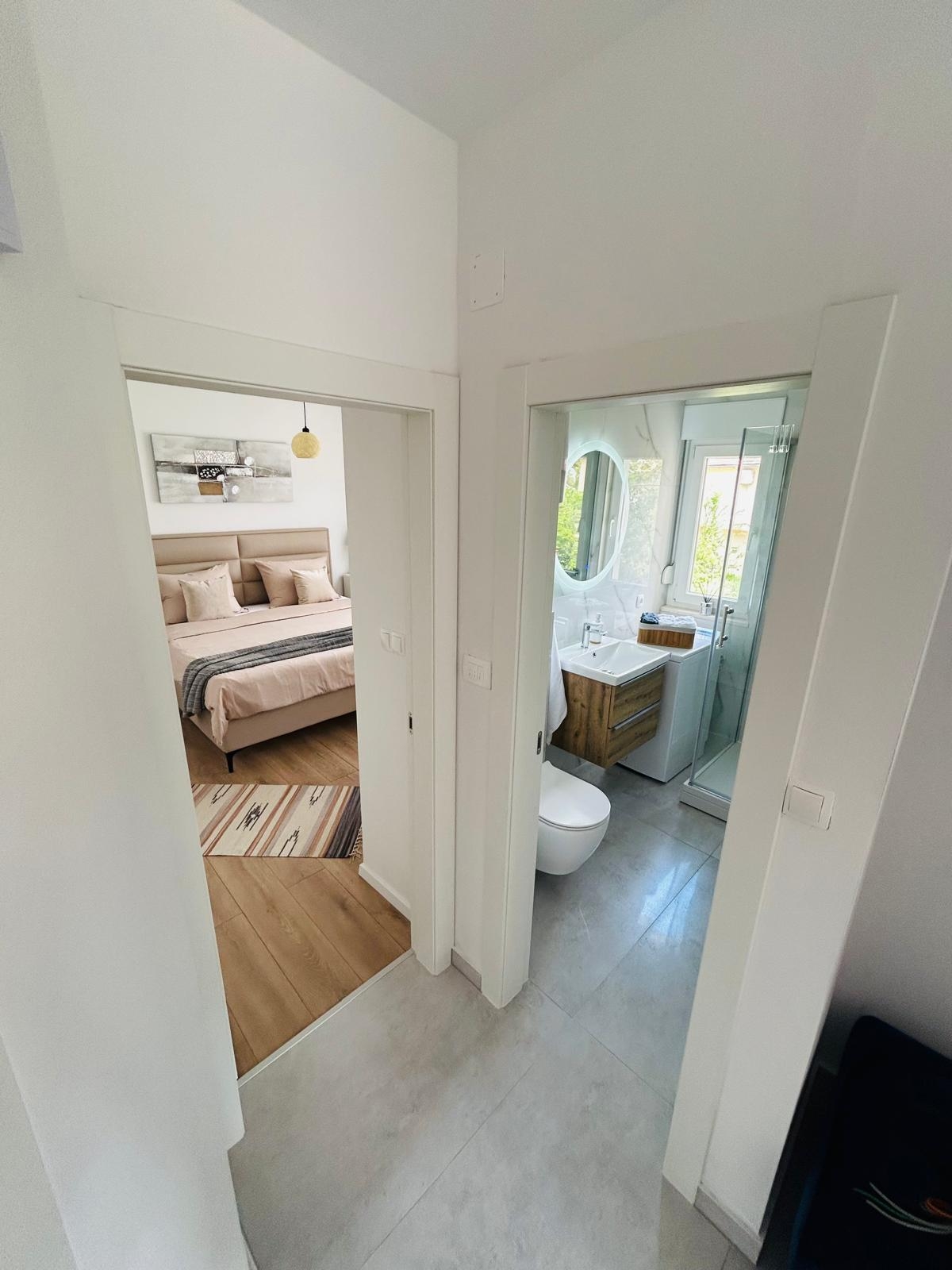 One bedroom apartment with balcony and sea view Marina, Trogir  A-a
