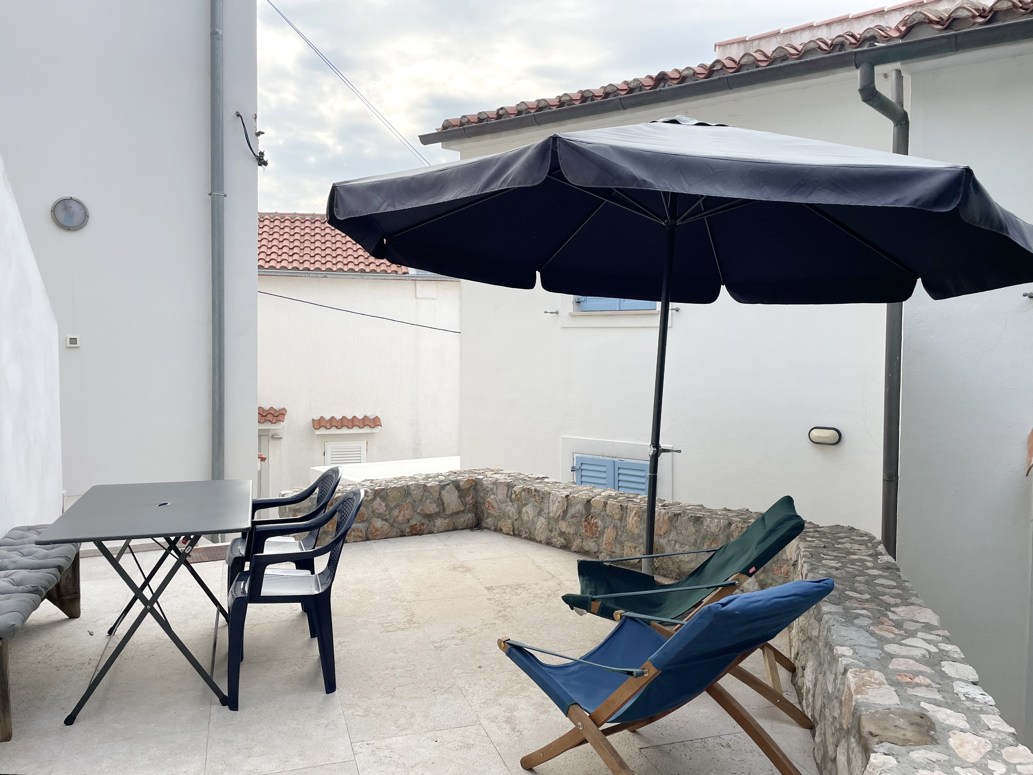 Studio flat with terrace Baška, Krk  AS-a