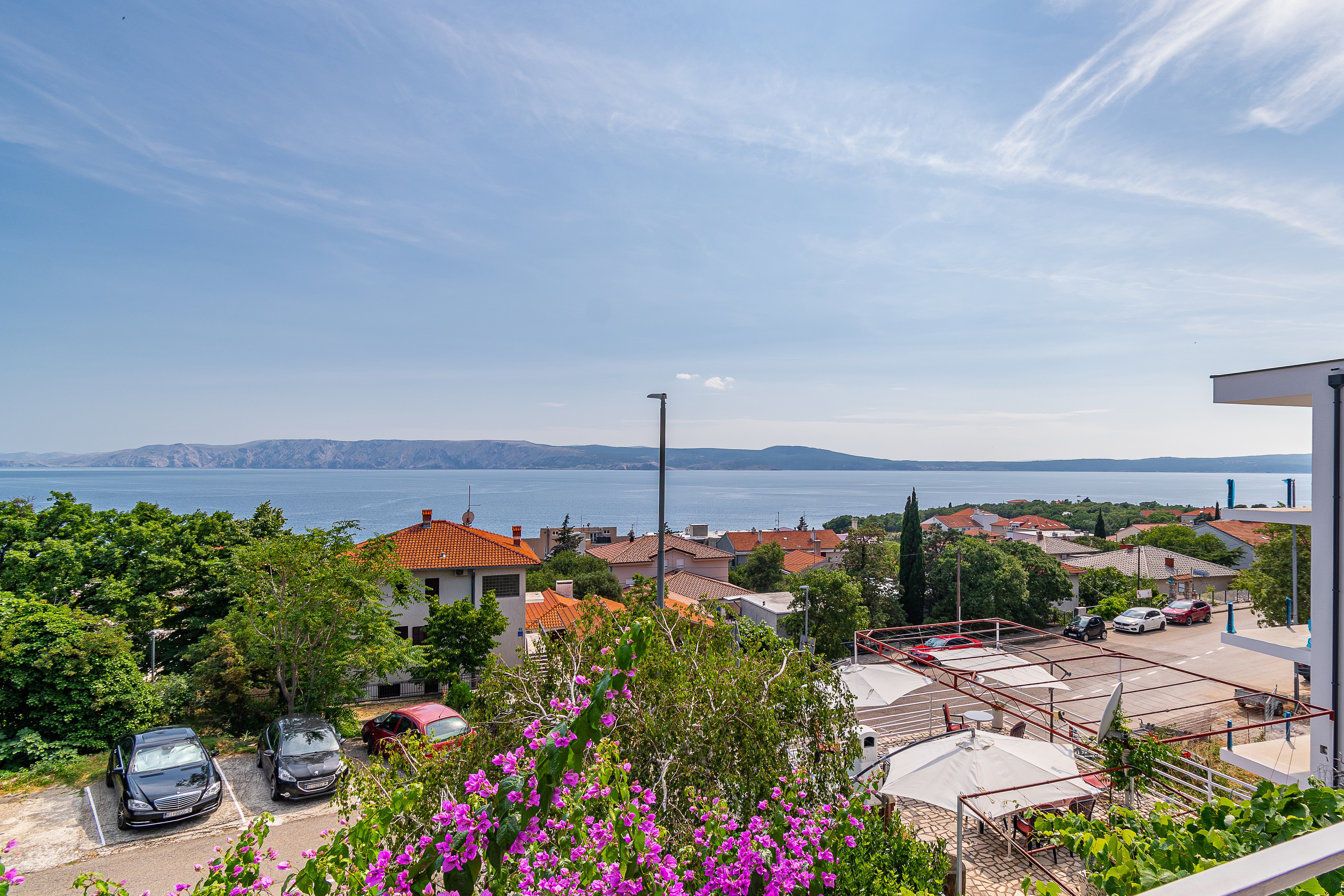 One bedroom apartment with balcony and sea view Novi Vinodolski  A-a