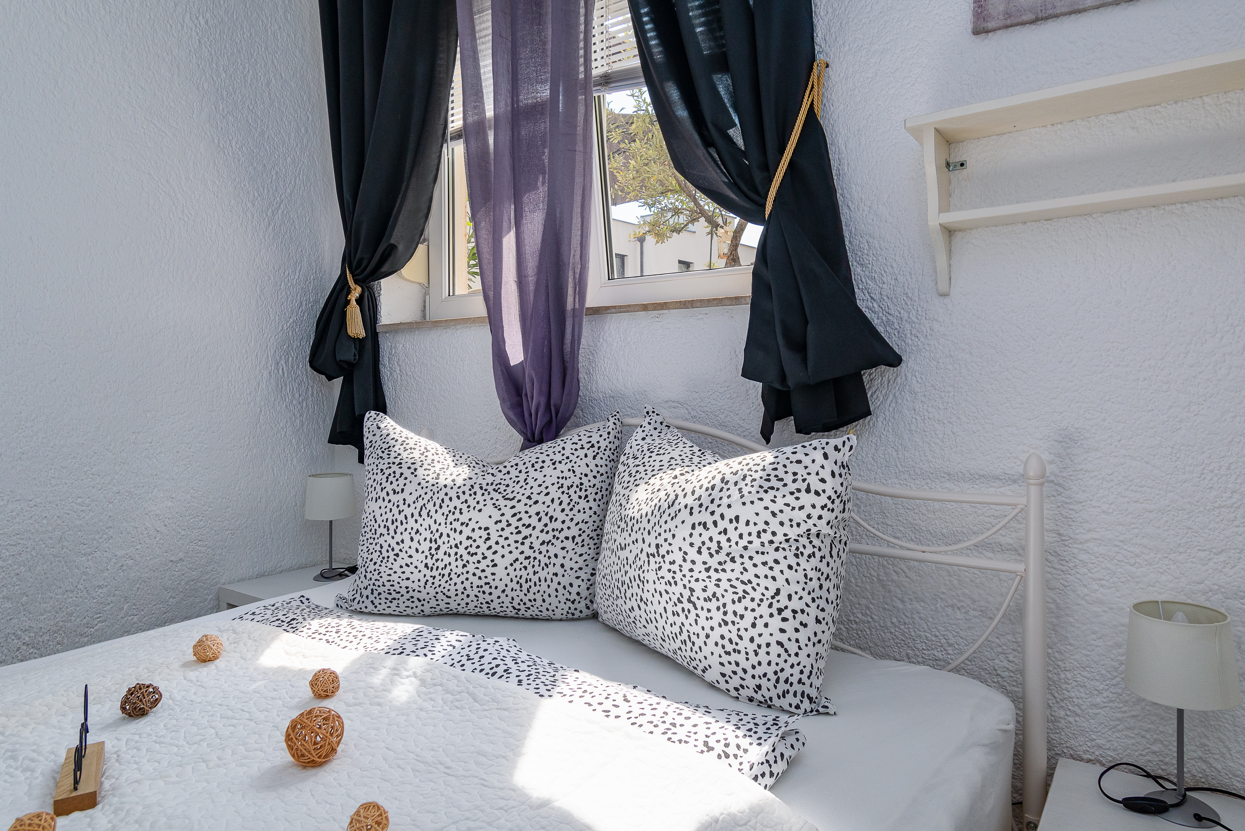 Two bedroom apartment with terrace and sea view Novi Vinodolski  A-c