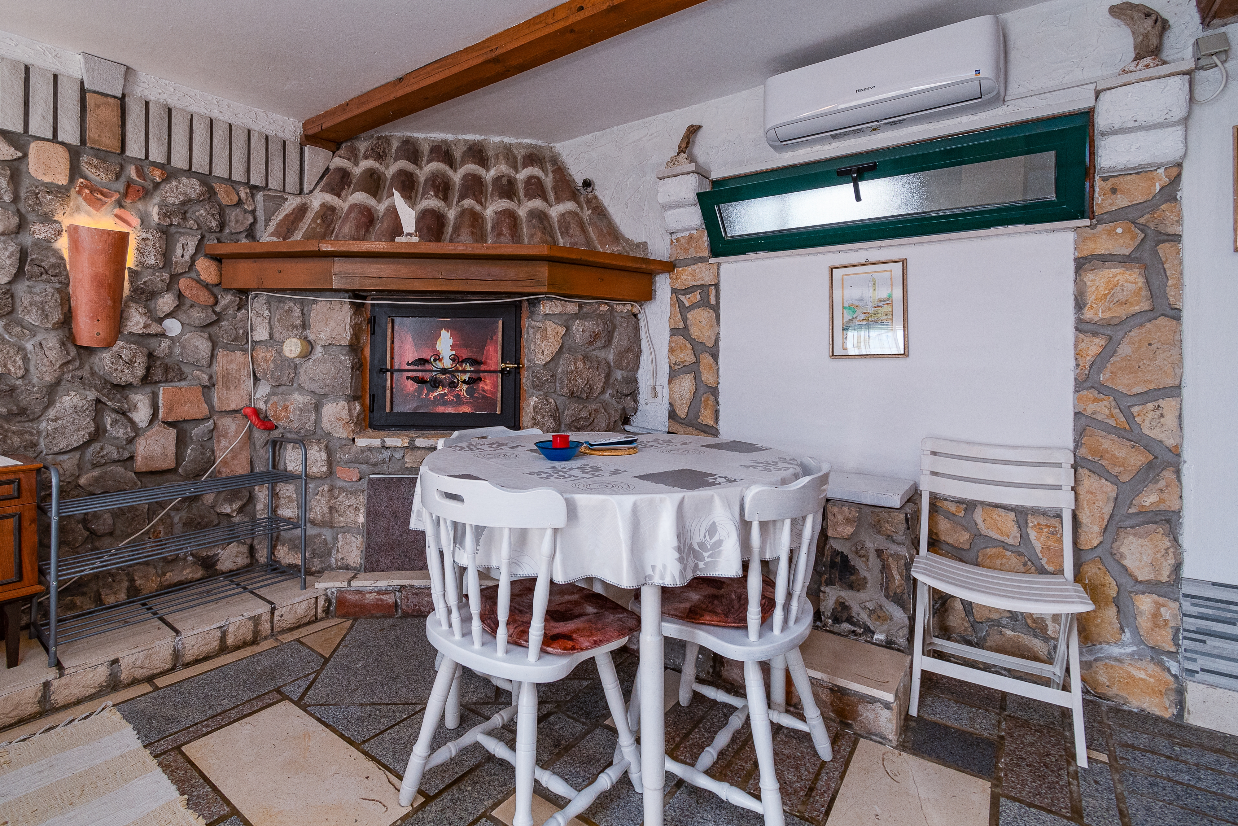 Studio flat with terrace and sea view Novi Vinodolski (AS-2419-b)