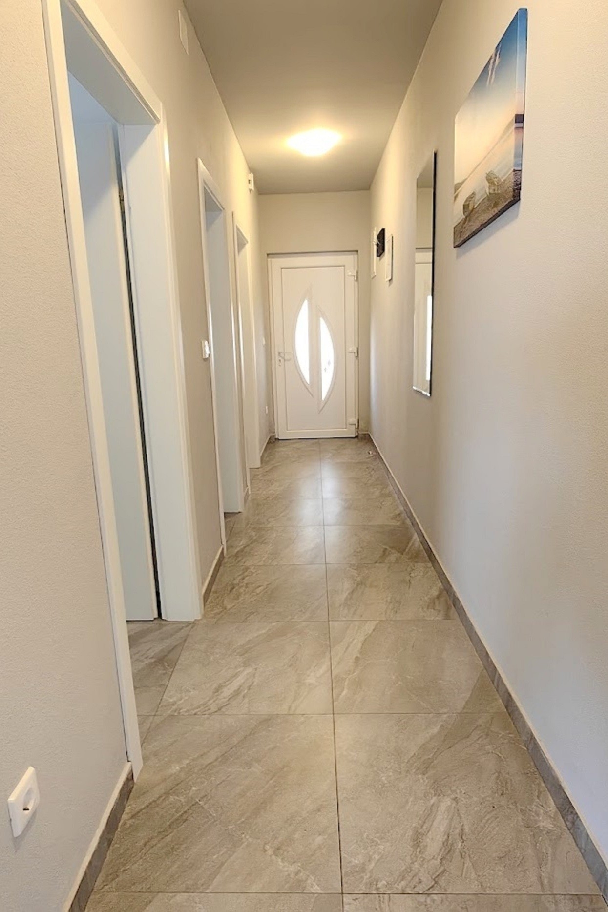 Two bedroom apartment with balcony and sea view Ražanj, Rogoznica  A-a