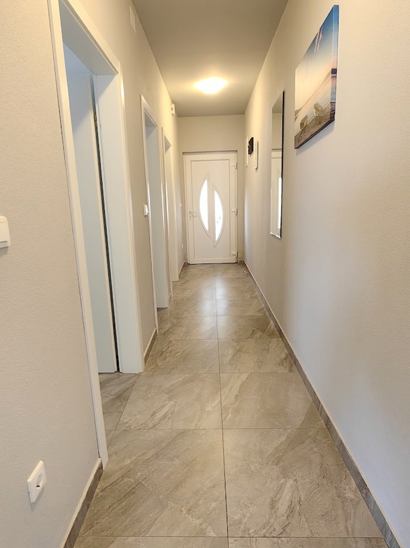 Two bedroom apartment with balcony and sea view Ražanj, Rogoznica  A-b