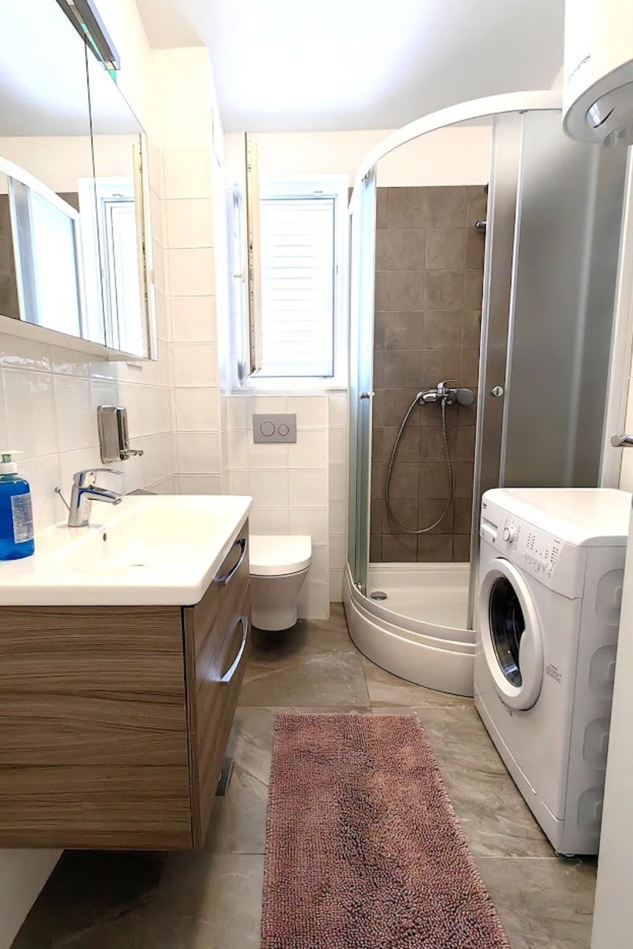 Two bedroom apartment with balcony and sea view Ražanj, Rogoznica  A-c