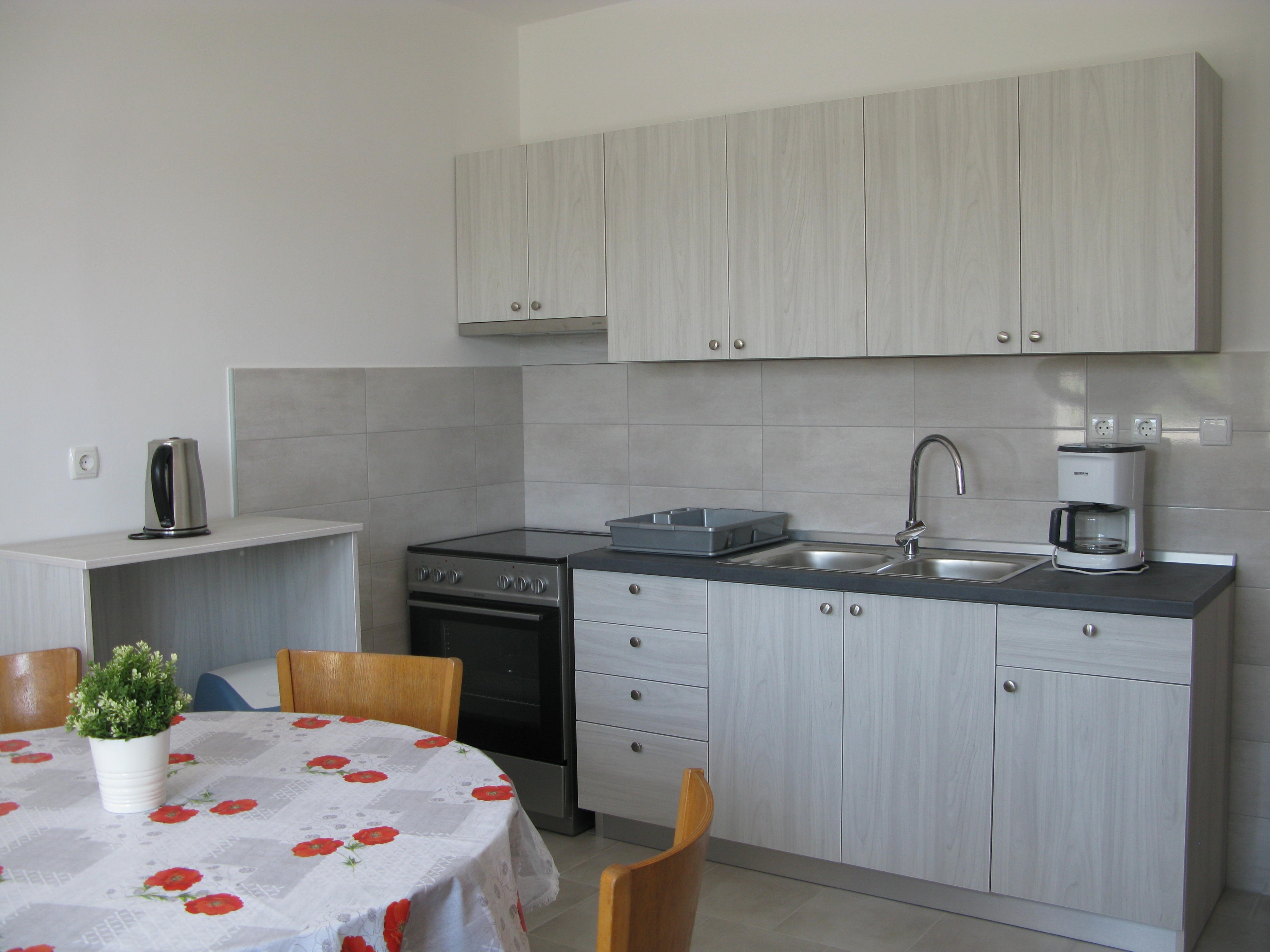Two bedroom apartment with terrace and sea view Barbat, Rab  A-a