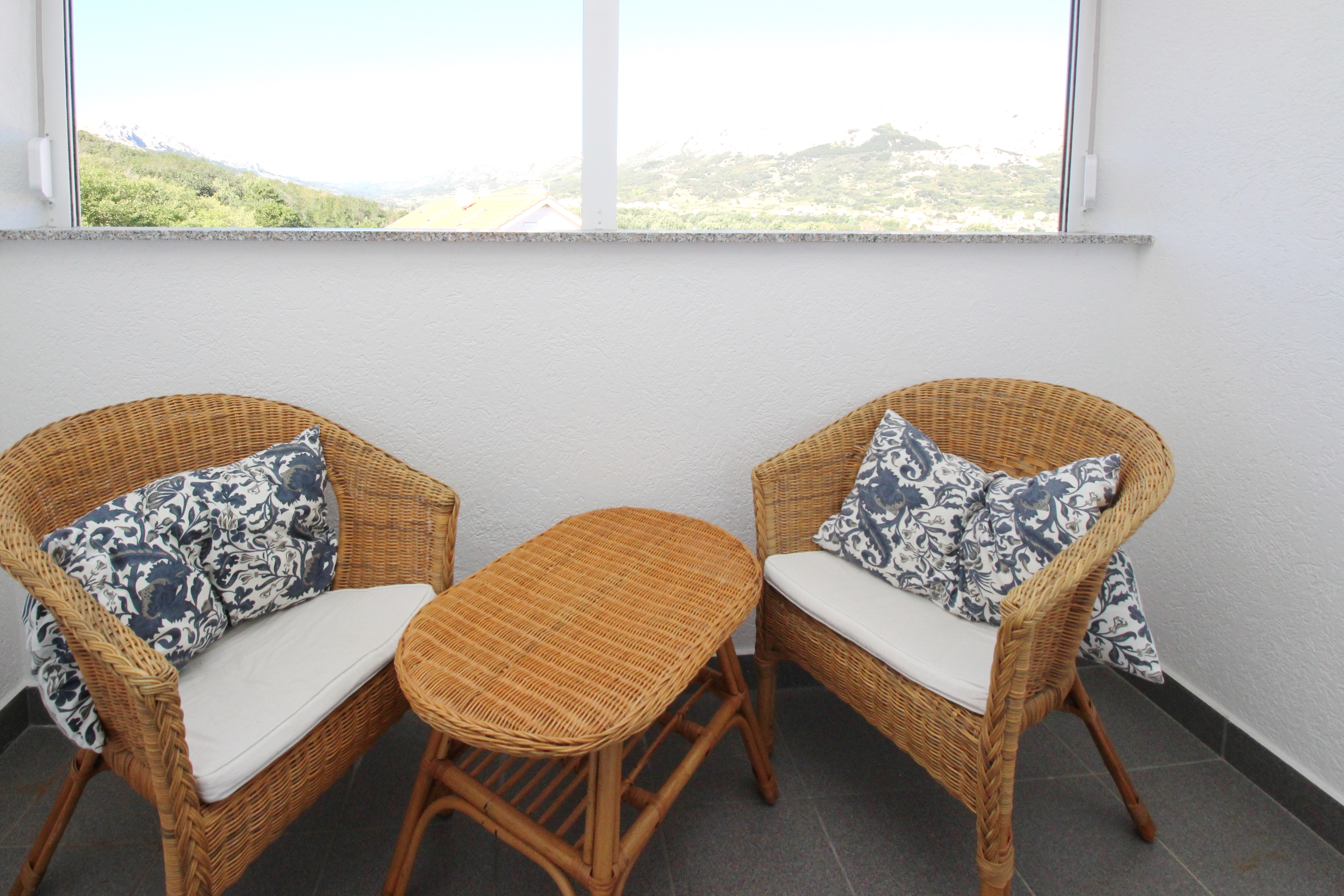 One bedroom apartment with balcony and sea view Baška, Krk  A-a