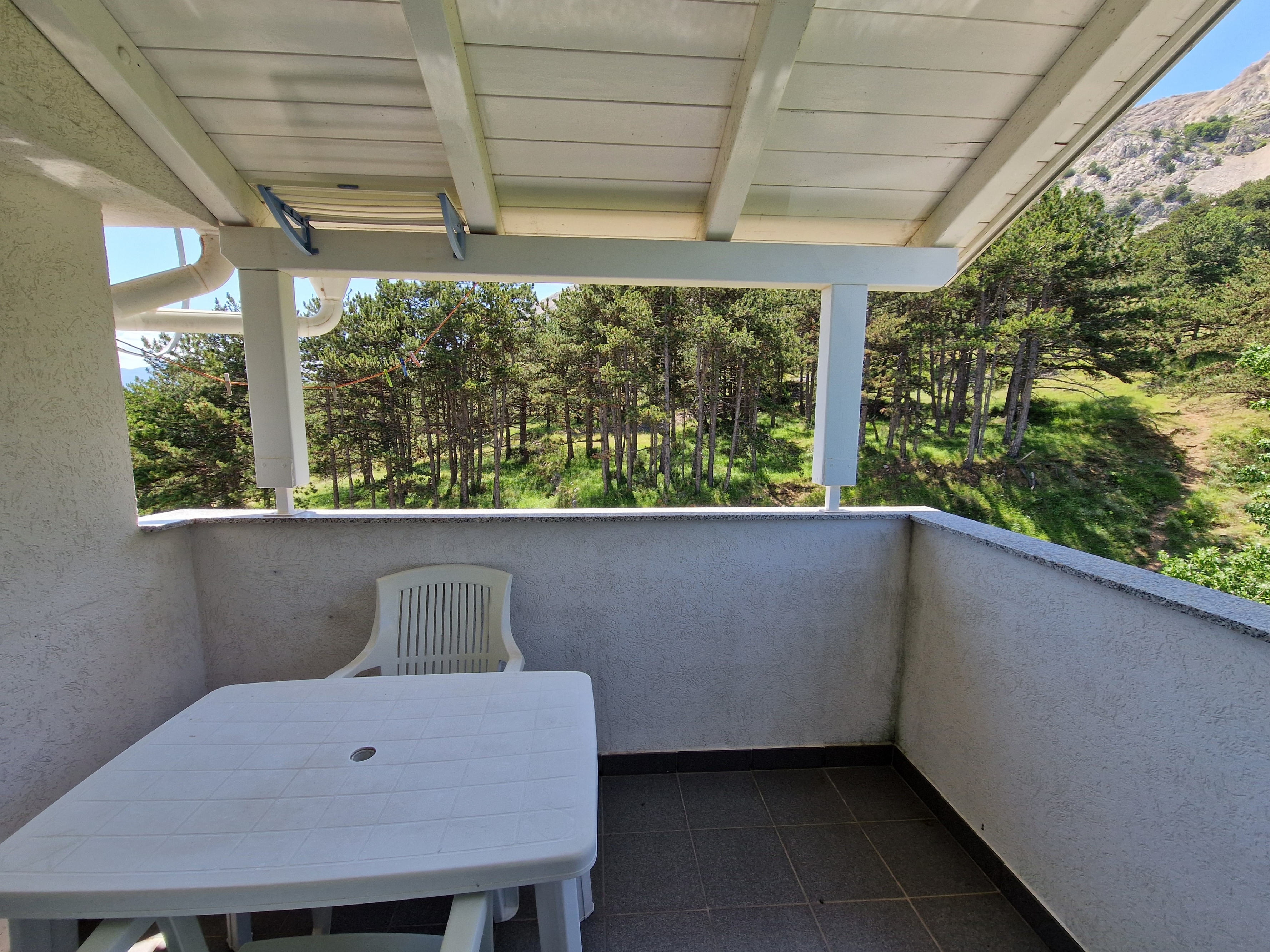 One bedroom apartment with balcony and sea view Baška, Krk  A-a
