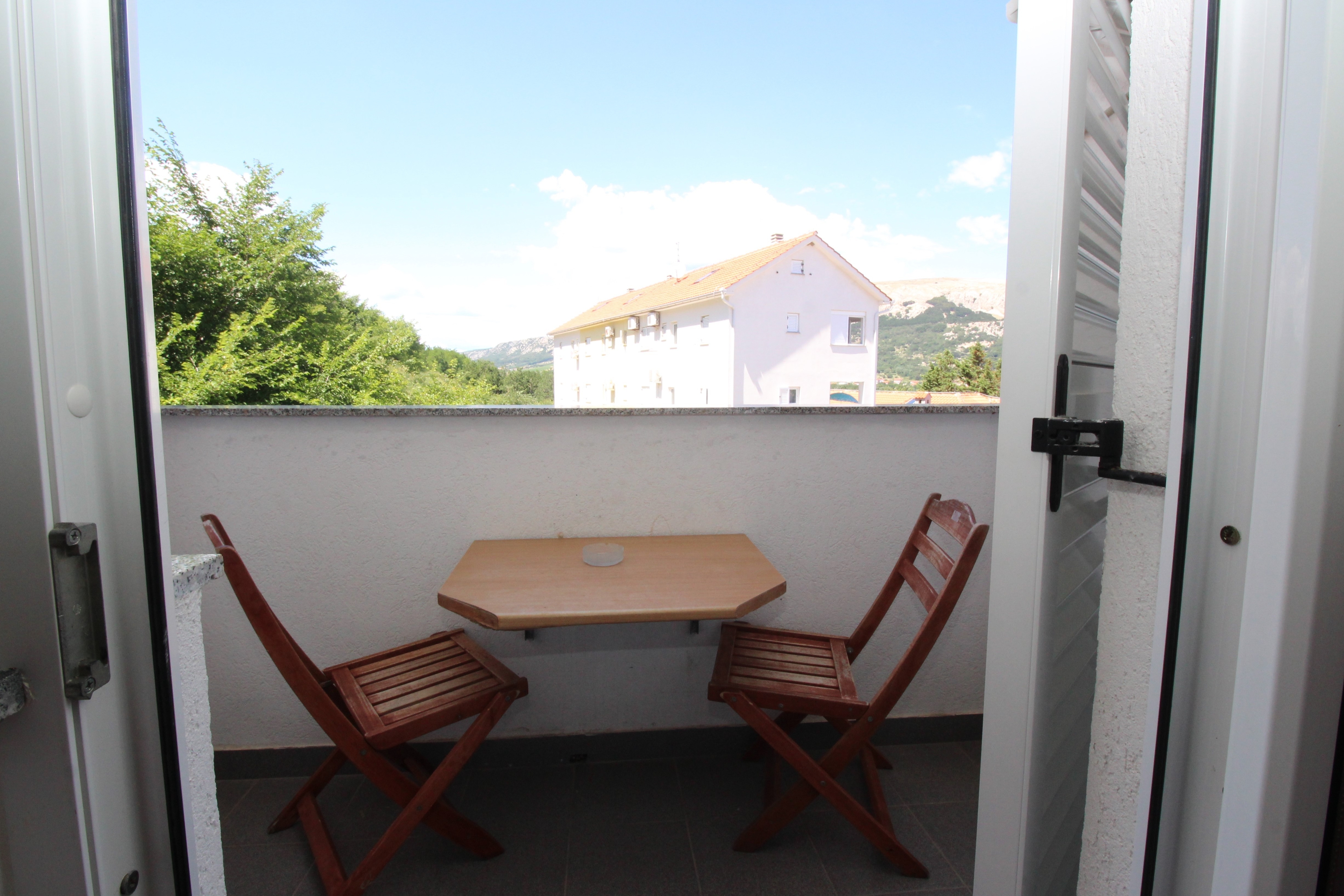 One bedroom apartment with balcony Baška, Krk  A-c
