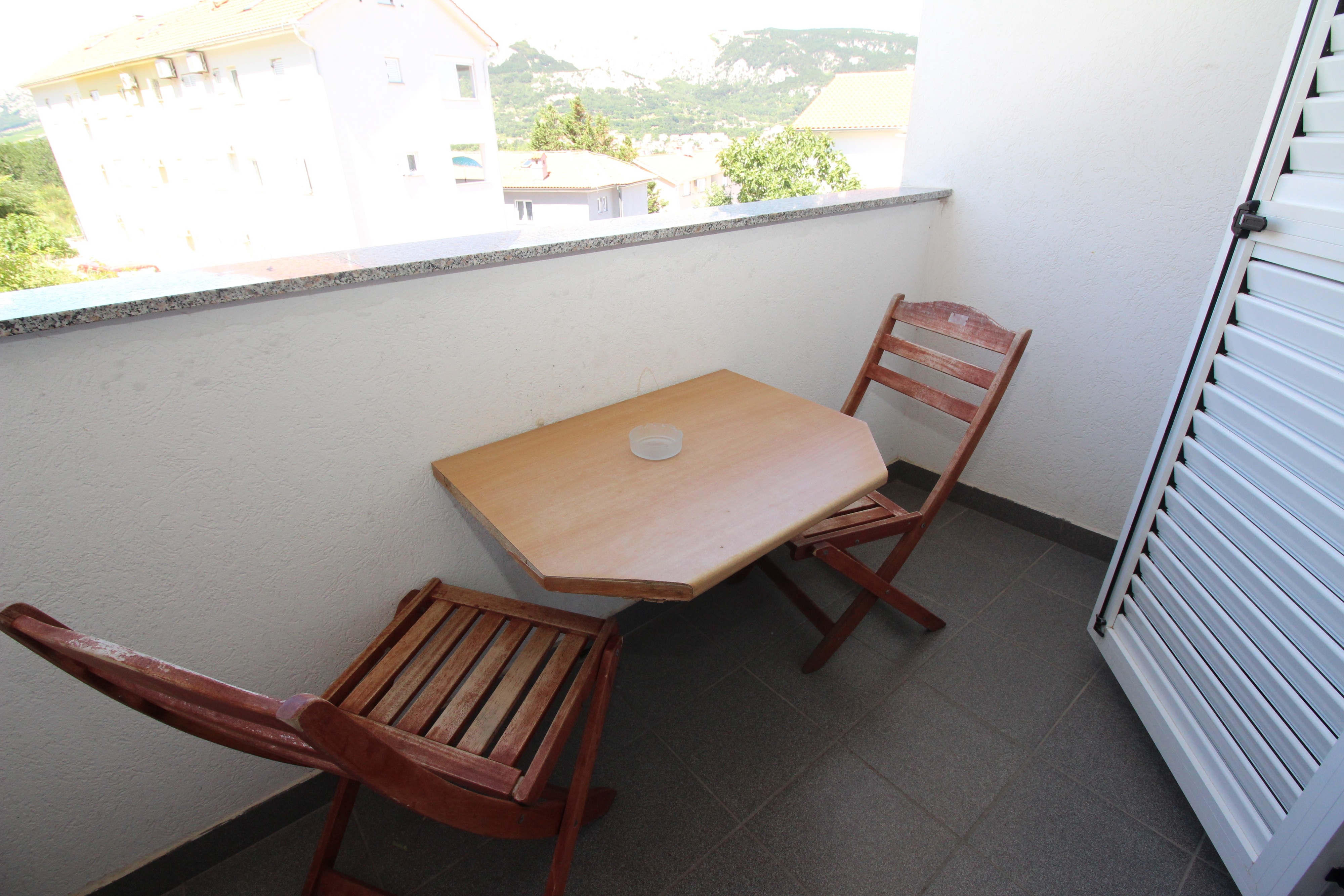 One bedroom apartment with balcony Baška, Krk  A-c