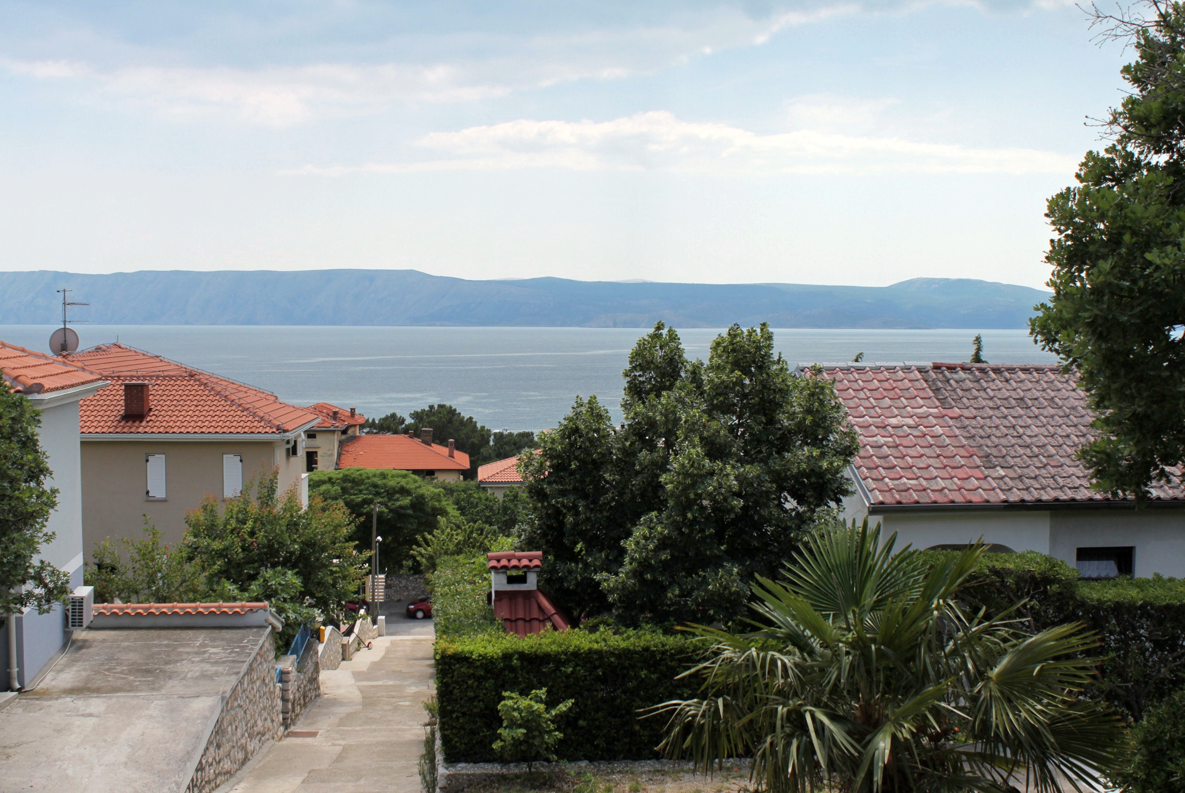 Two bedroom apartment with terrace and sea view Novi Vinodolski  A-a