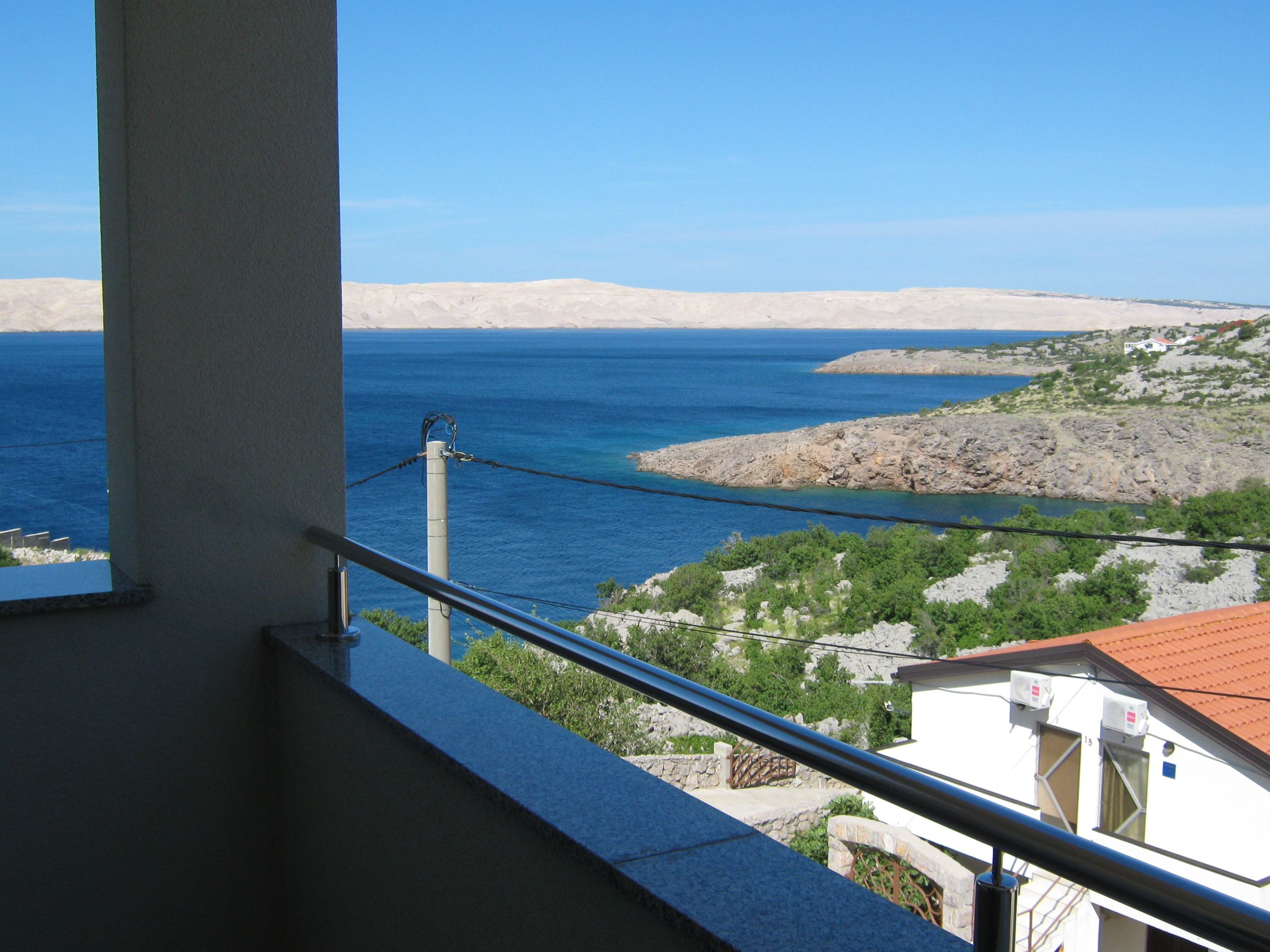 One bedroom apartment with balcony and sea view Ribarica, Karlobag  A-a