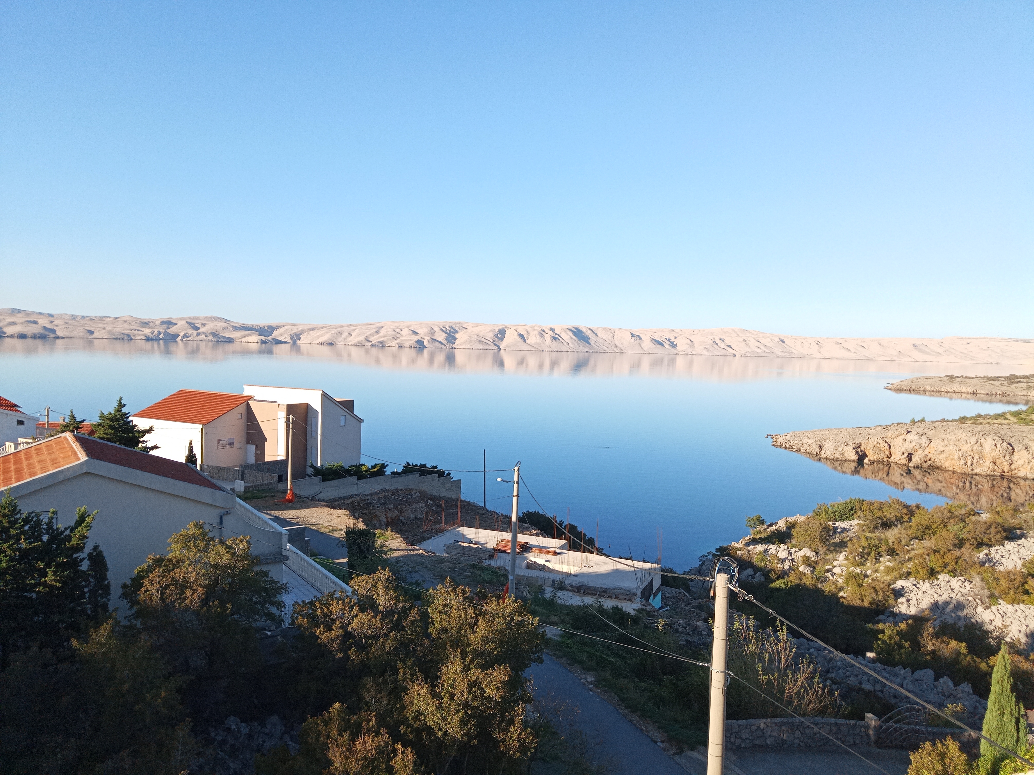 Two bedroom apartment with balcony and sea view Ribarica, Karlobag  A-d
