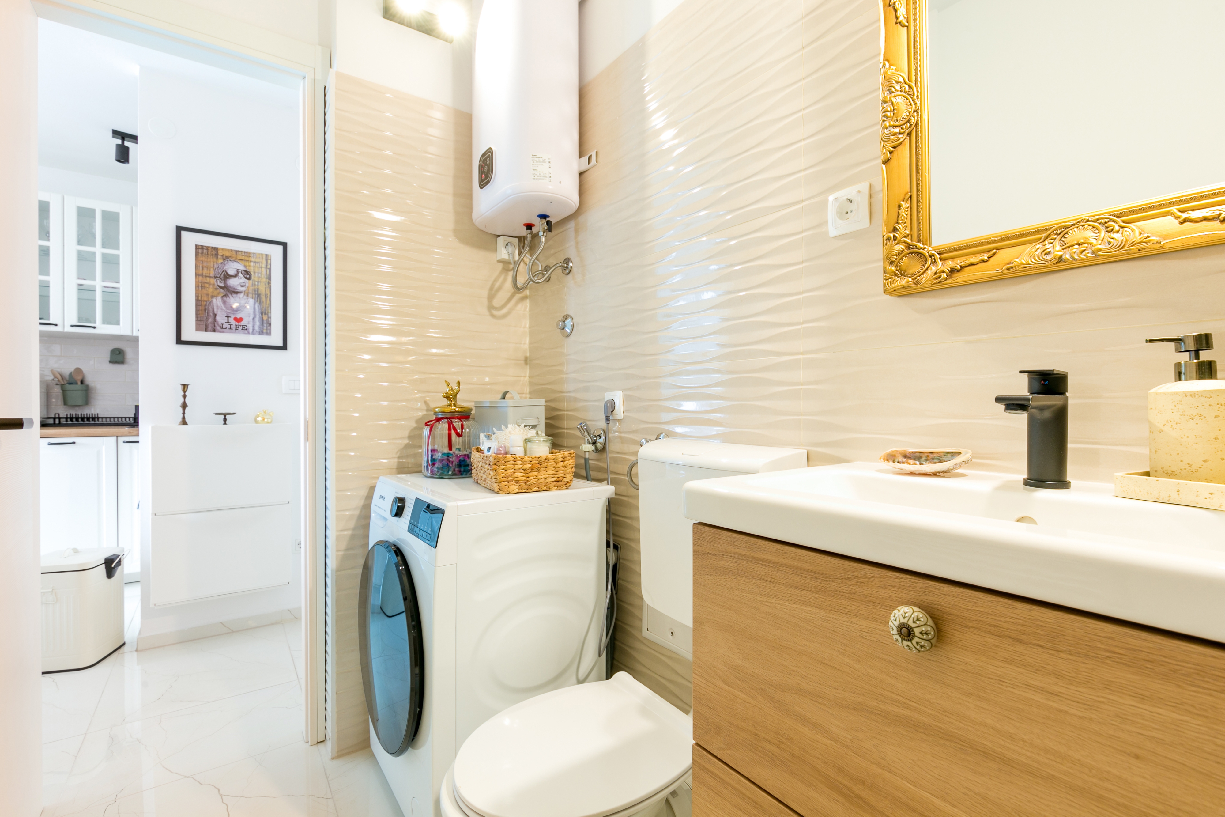 One bedroom apartment with air-conditioning Split  A-a