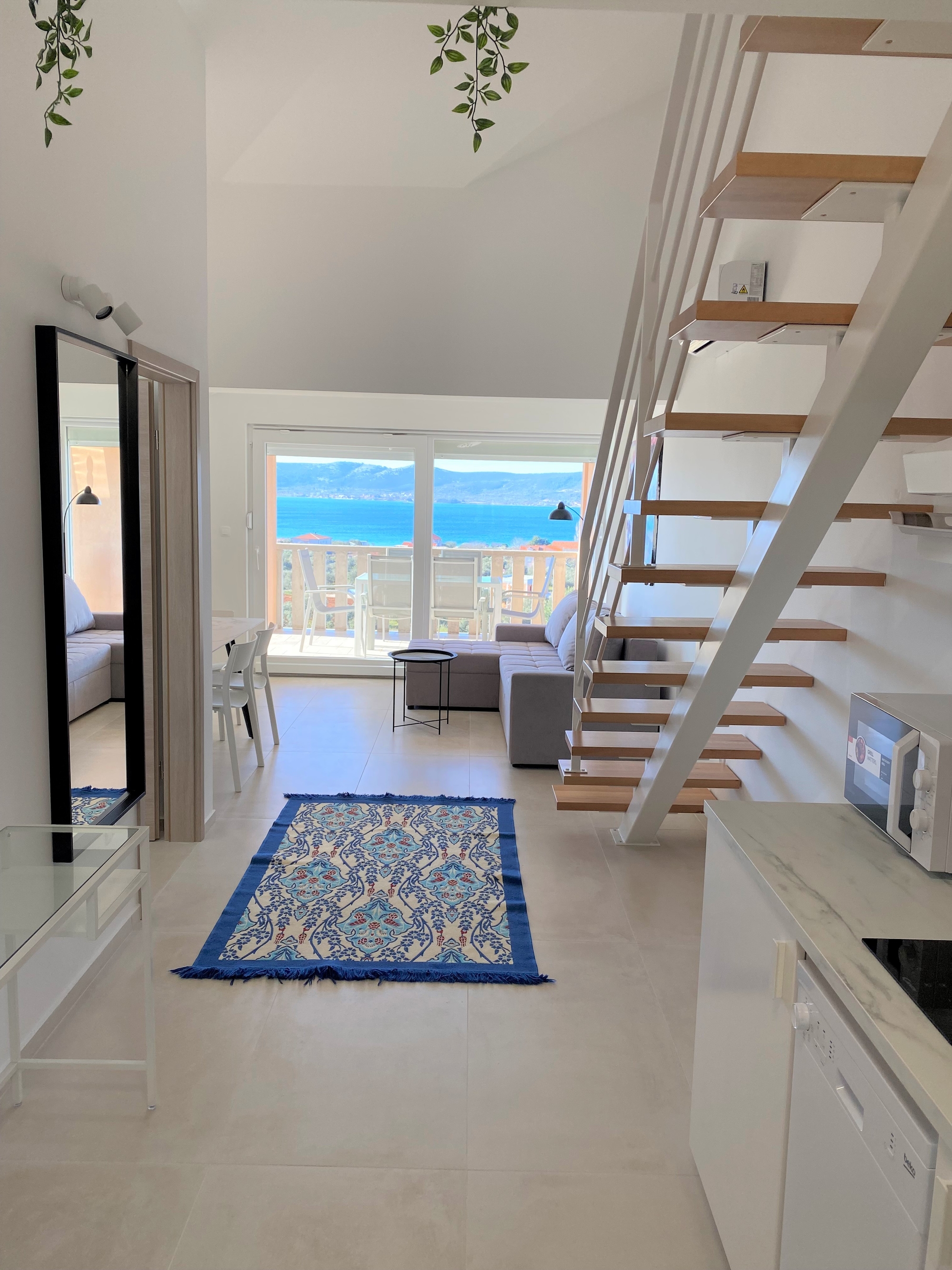 Two bedroom apartment with terrace and sea view Sveti Petar, Biograd  A-a