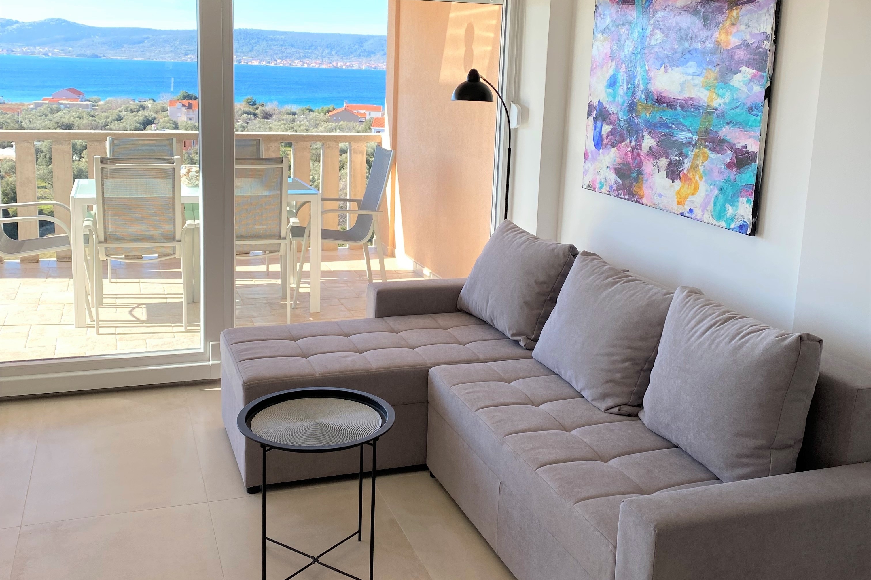 Two bedroom apartment with terrace and sea view Sveti Petar, Biograd  A-a