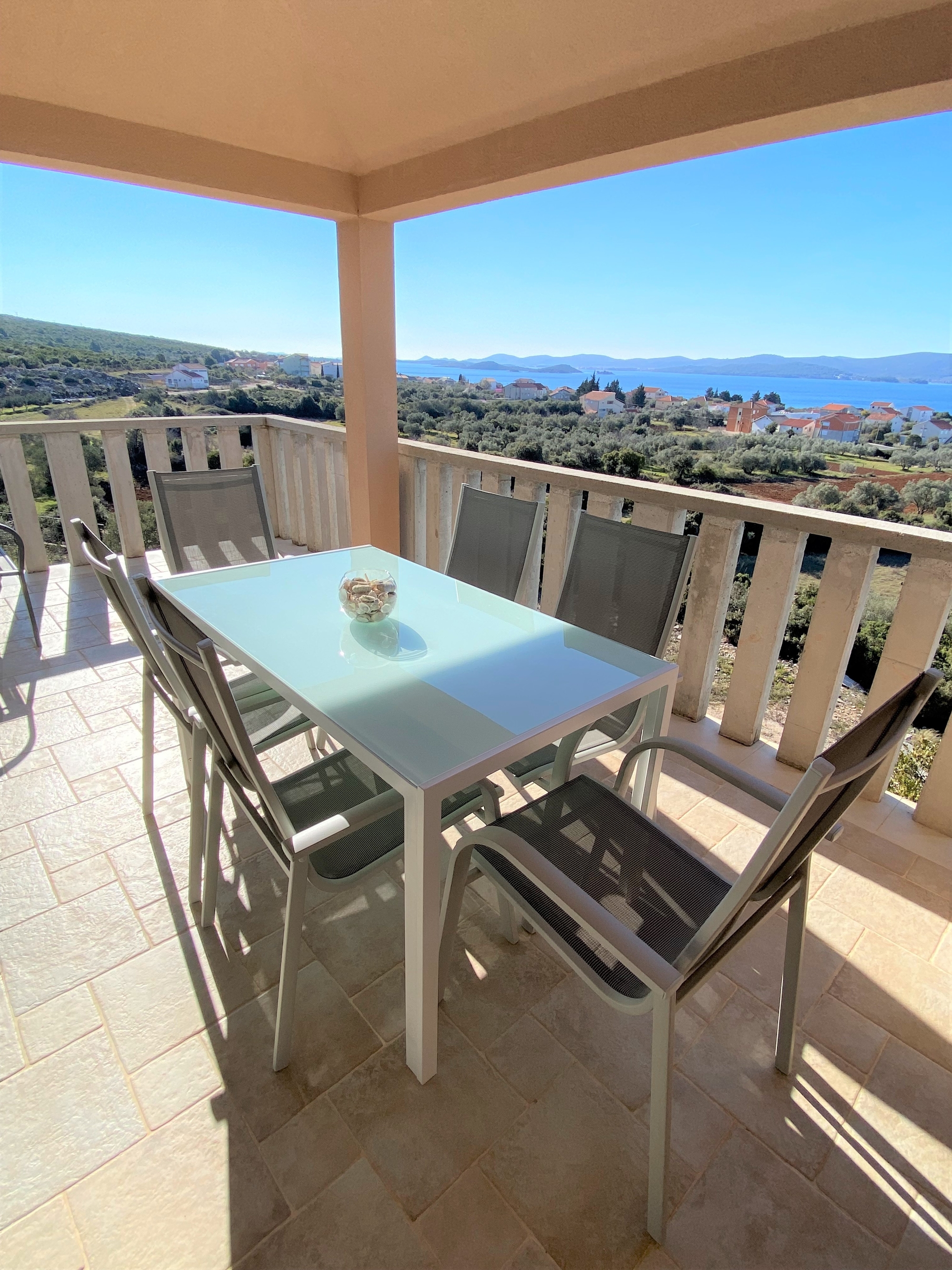 Two bedroom apartment with terrace and sea view Sveti Petar, Biograd  A-a