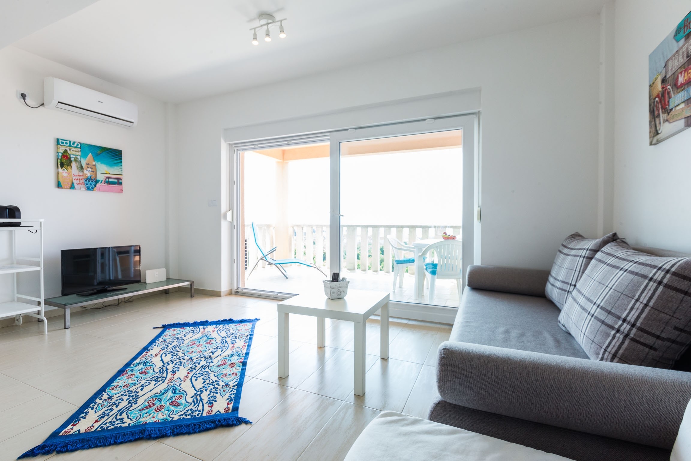 One bedroom apartment with terrace and sea view Sveti Petar, Biograd  A-b