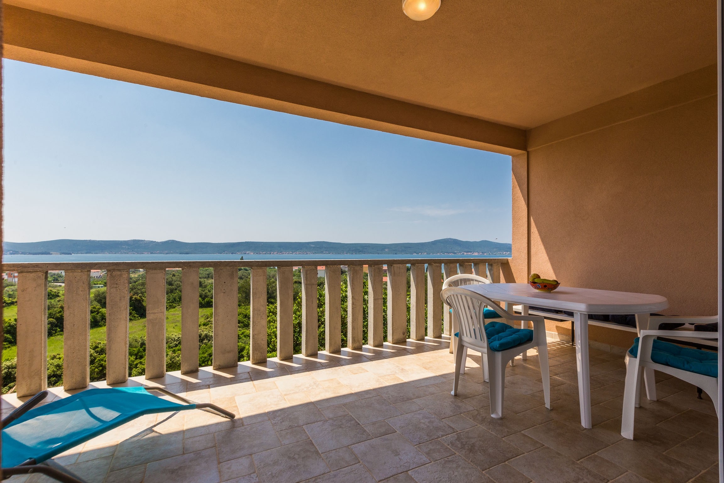One bedroom apartment with terrace and sea view Sveti Petar, Biograd  A-b