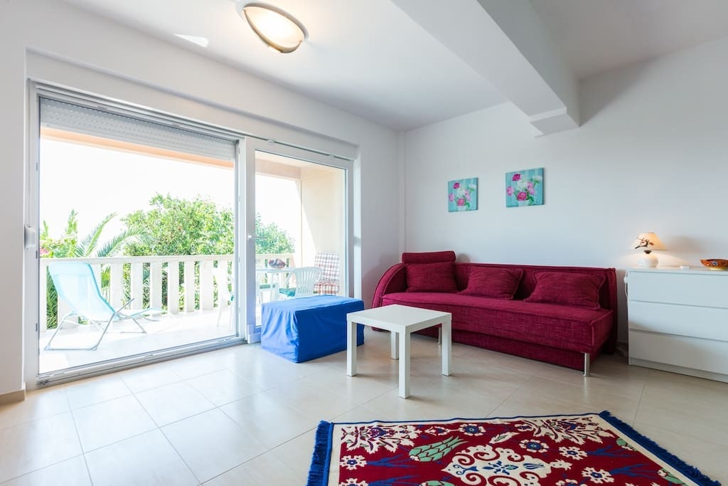 One bedroom apartment with terrace and sea view Sveti Petar, Biograd  A-c