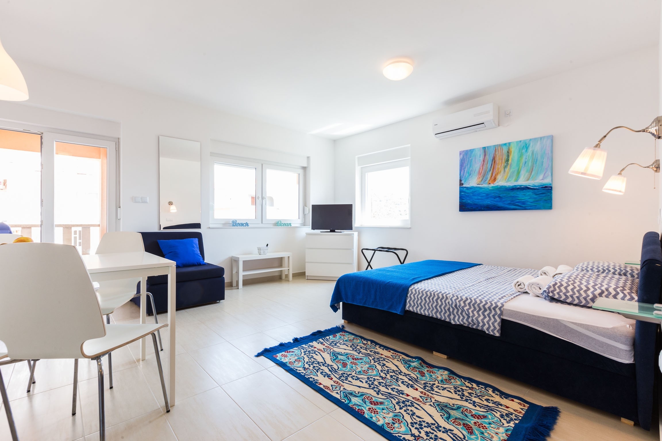 Studio flat with terrace Sveti Petar, Biograd  AS-b