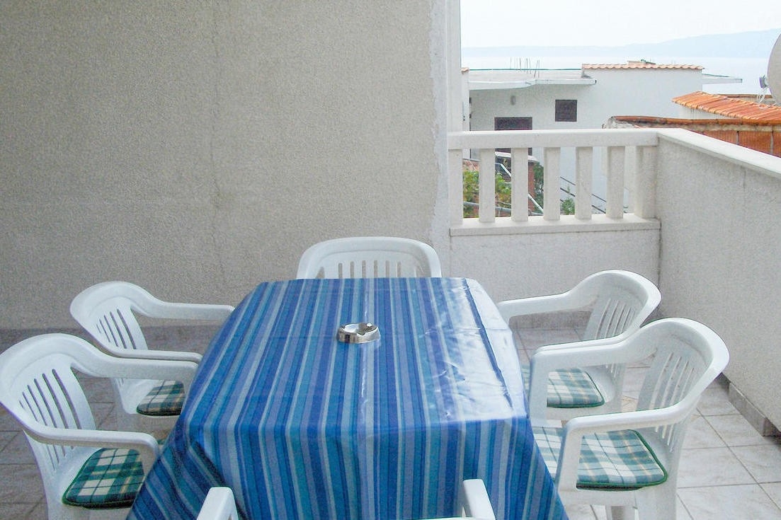 Two bedroom apartment with terrace and sea view Živogošće - Blato, Makarska  A-b