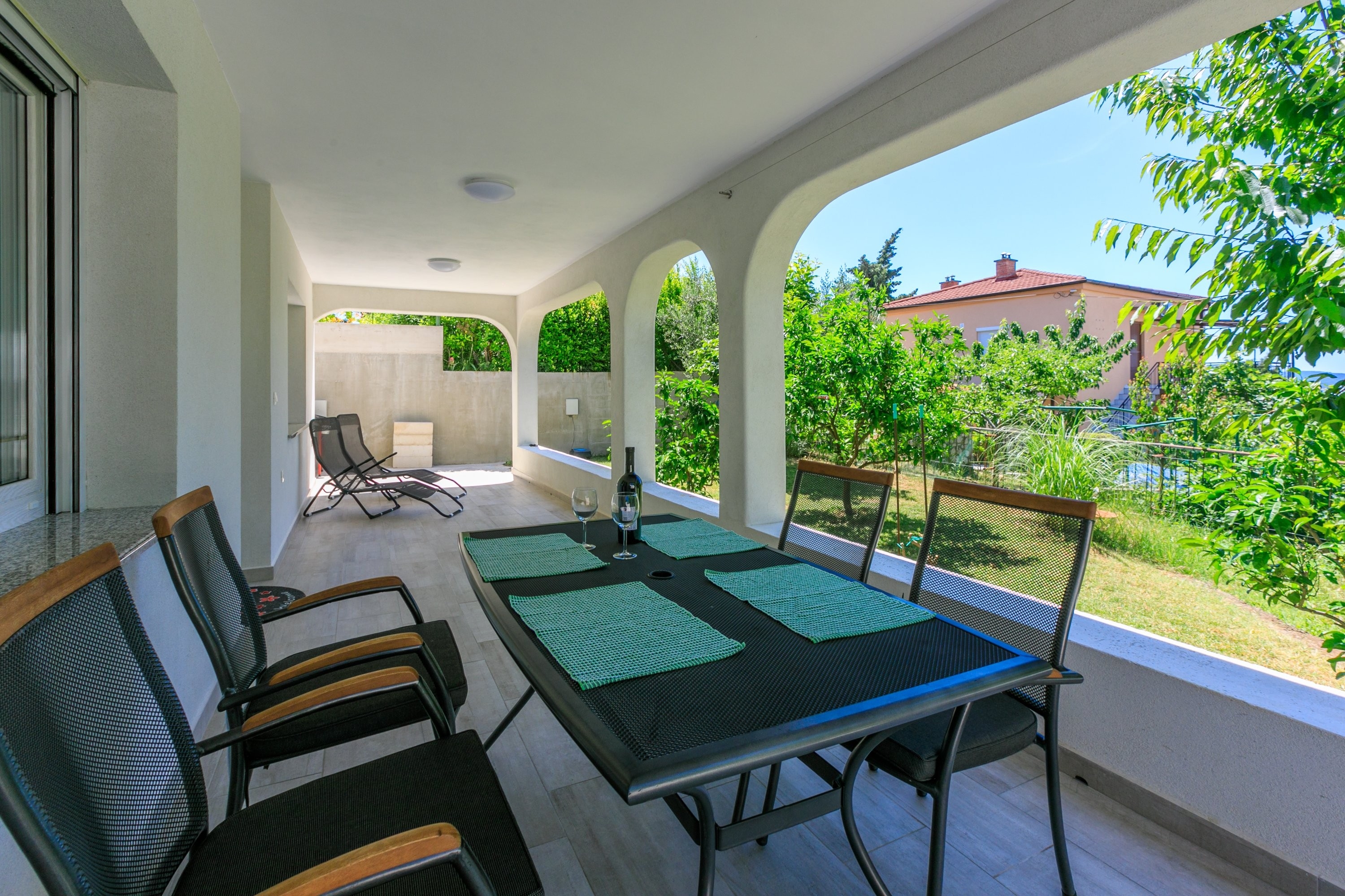 Enosobni apartma S teraso in pogledom na morje Selce, Crikvenica  A-a