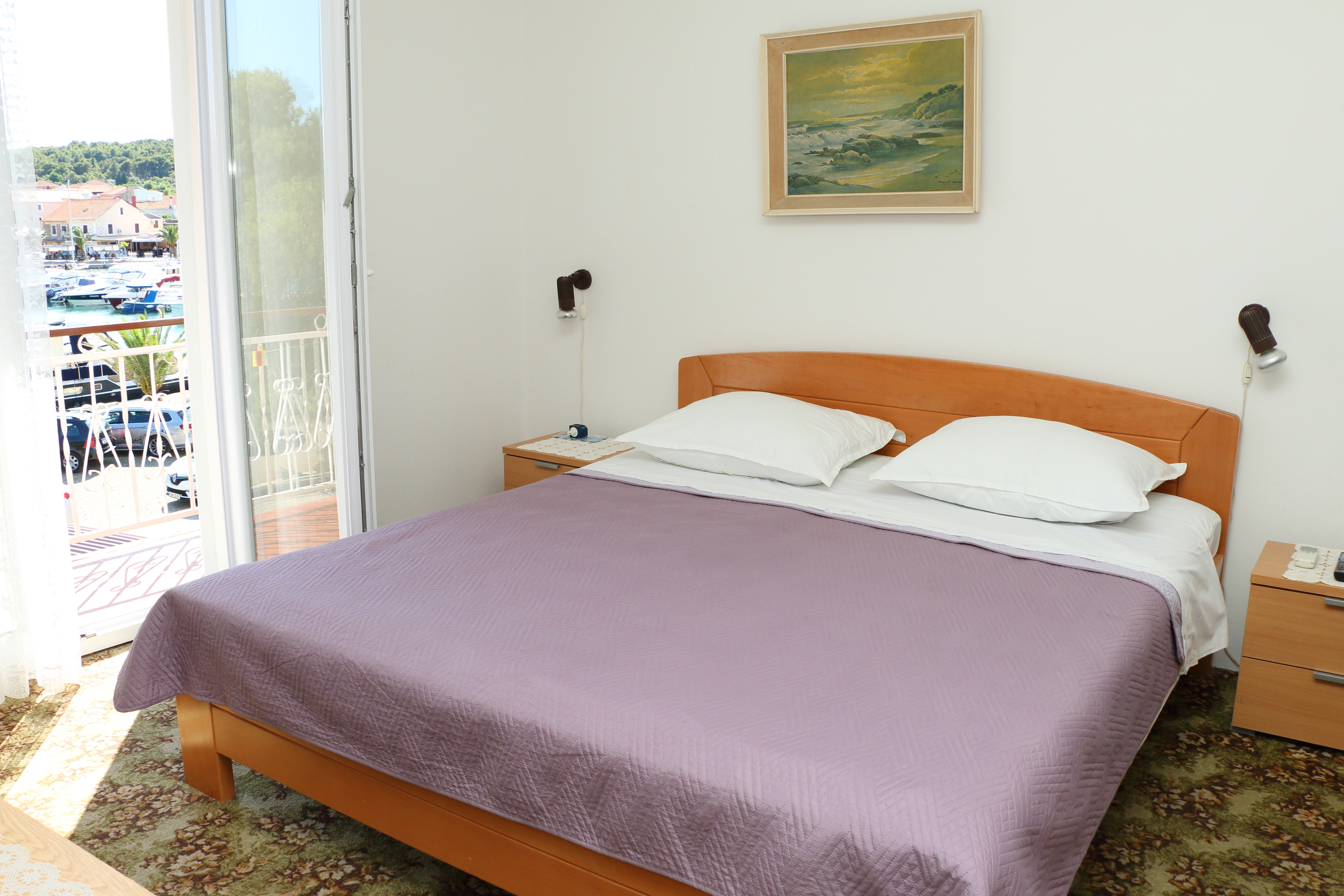 Studio flat with balcony and sea view Kukljica, Ugljan  AS-a