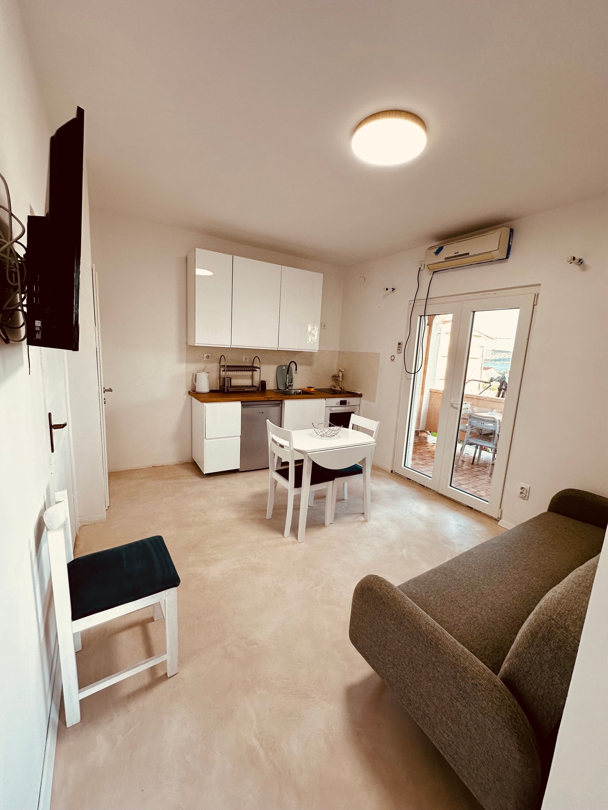 One bedroom apartment with terrace and sea view Vidalići, Pag (A-24330-b)