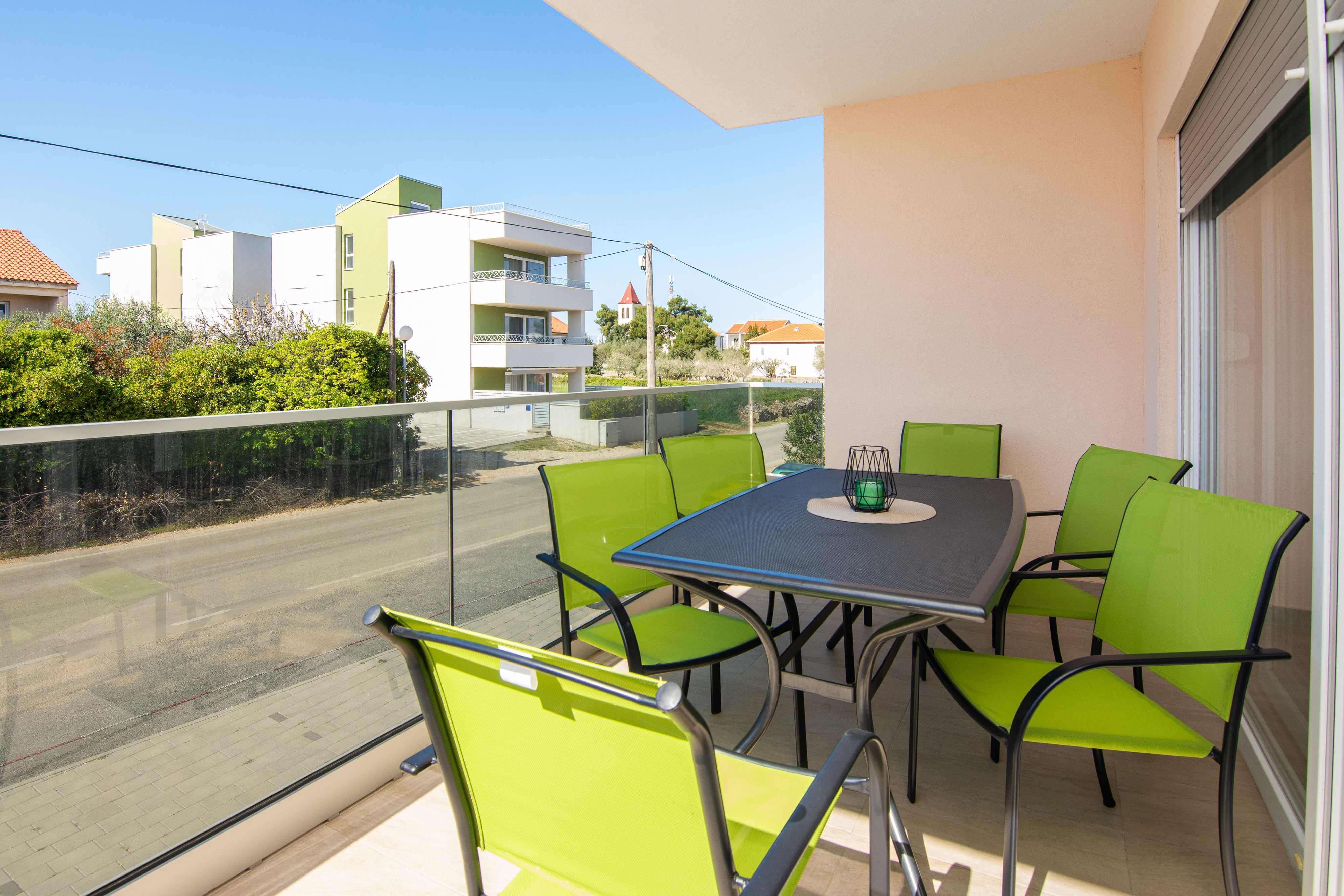 Three bedroom apartment with balcony Vir  A-b