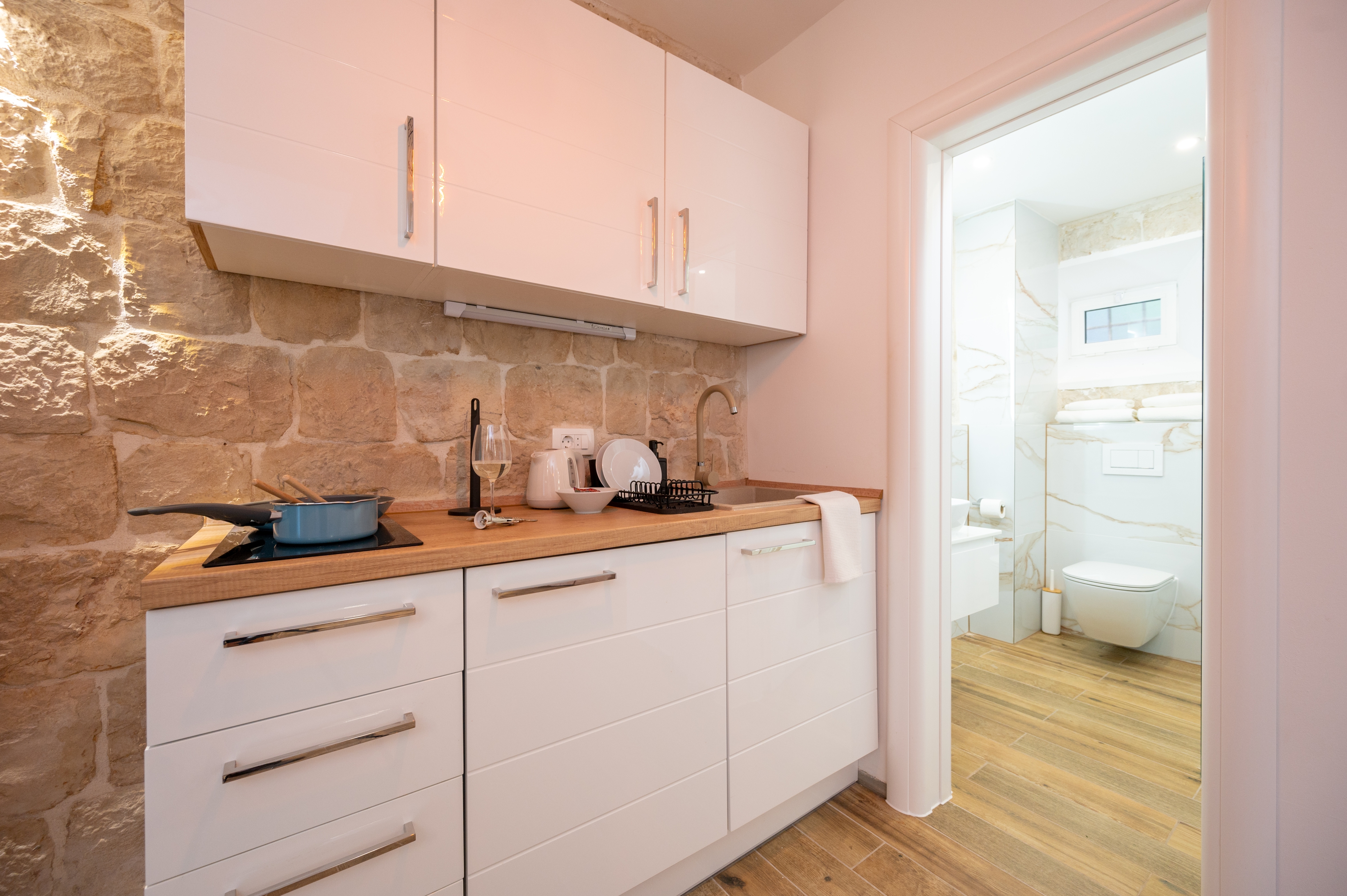 Studio flat with air-conditioning Trogir  AS-b