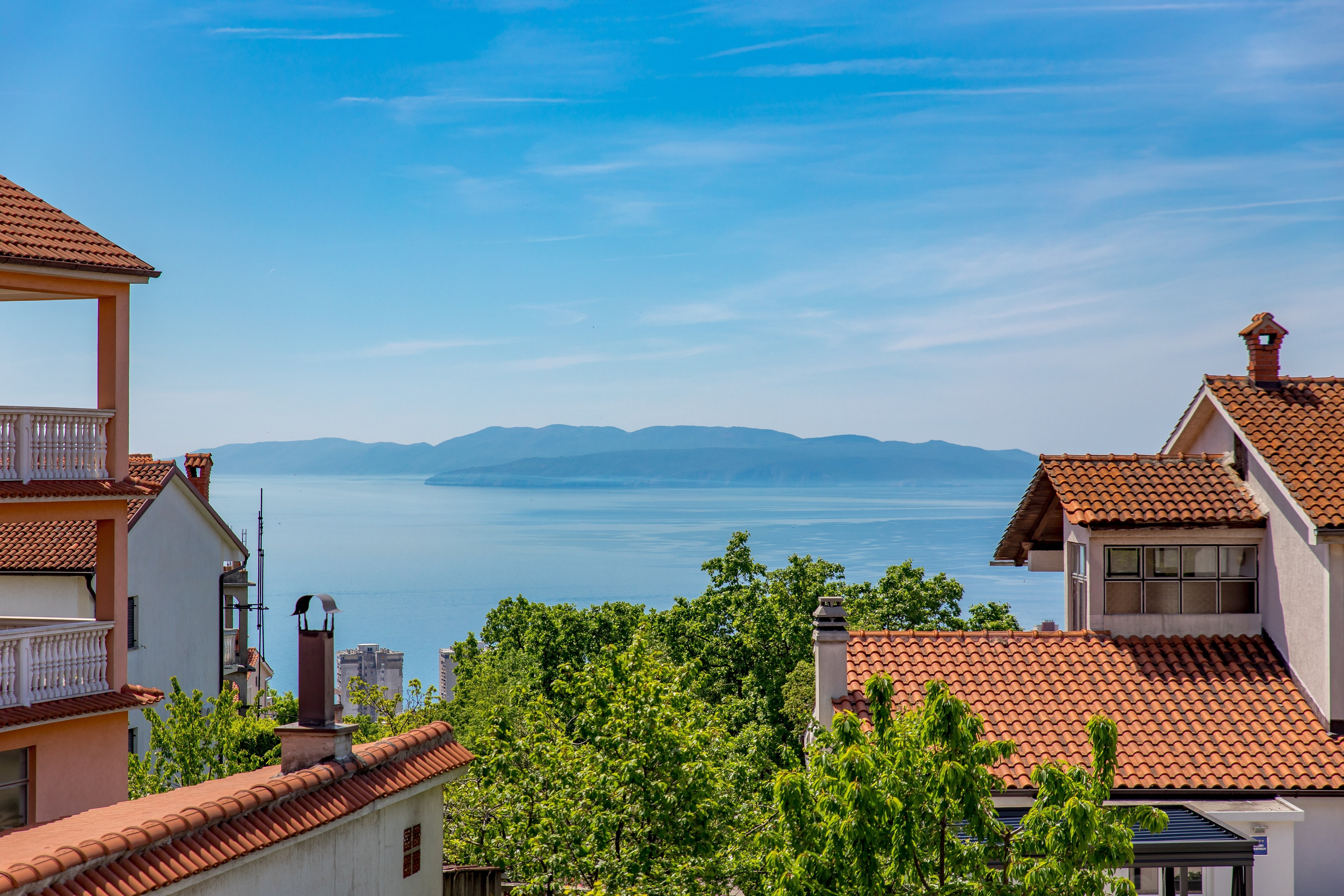 Soba S teraso in pogledom na morje Rijeka  S-a