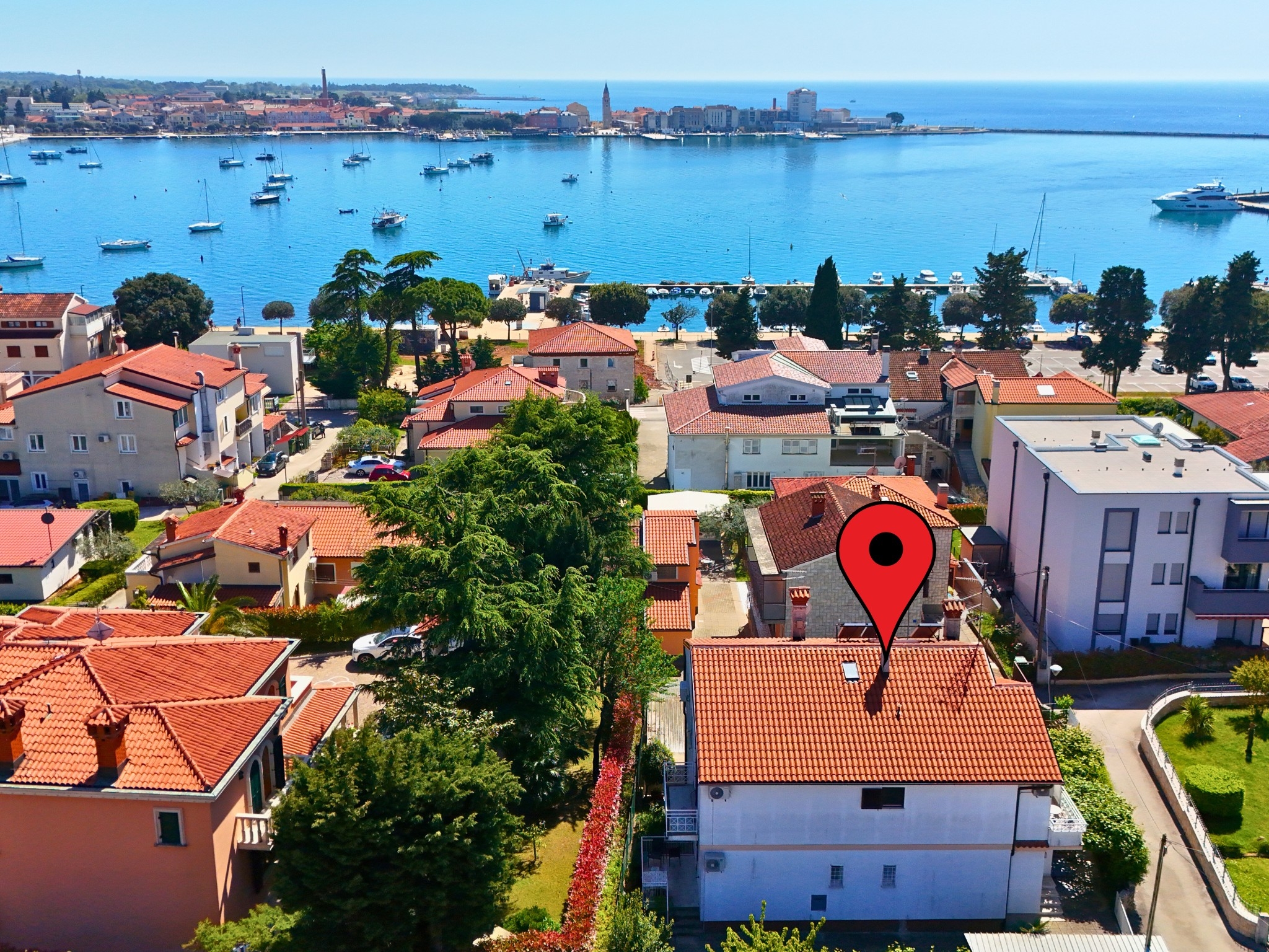 Enosobni apartma S teraso in pogledom na morje Umag  A-a