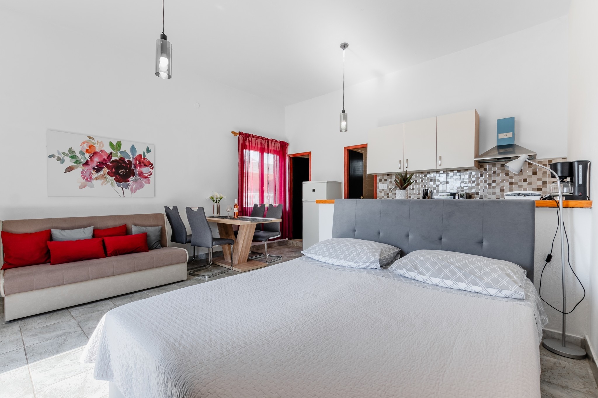 Studio flat with terrace Vrsi - Mulo, Zadar  AS-a