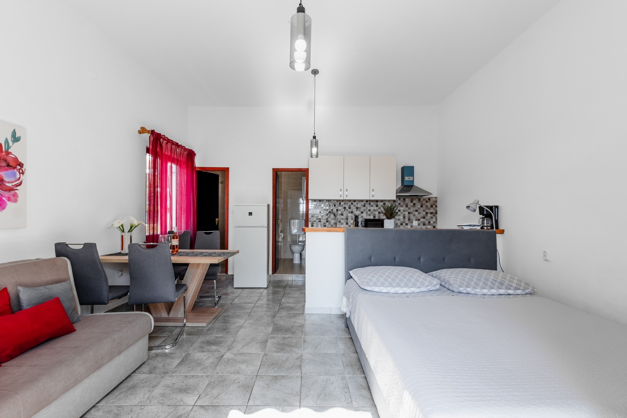 Studio flat with terrace Vrsi - Mulo, Zadar  AS-a