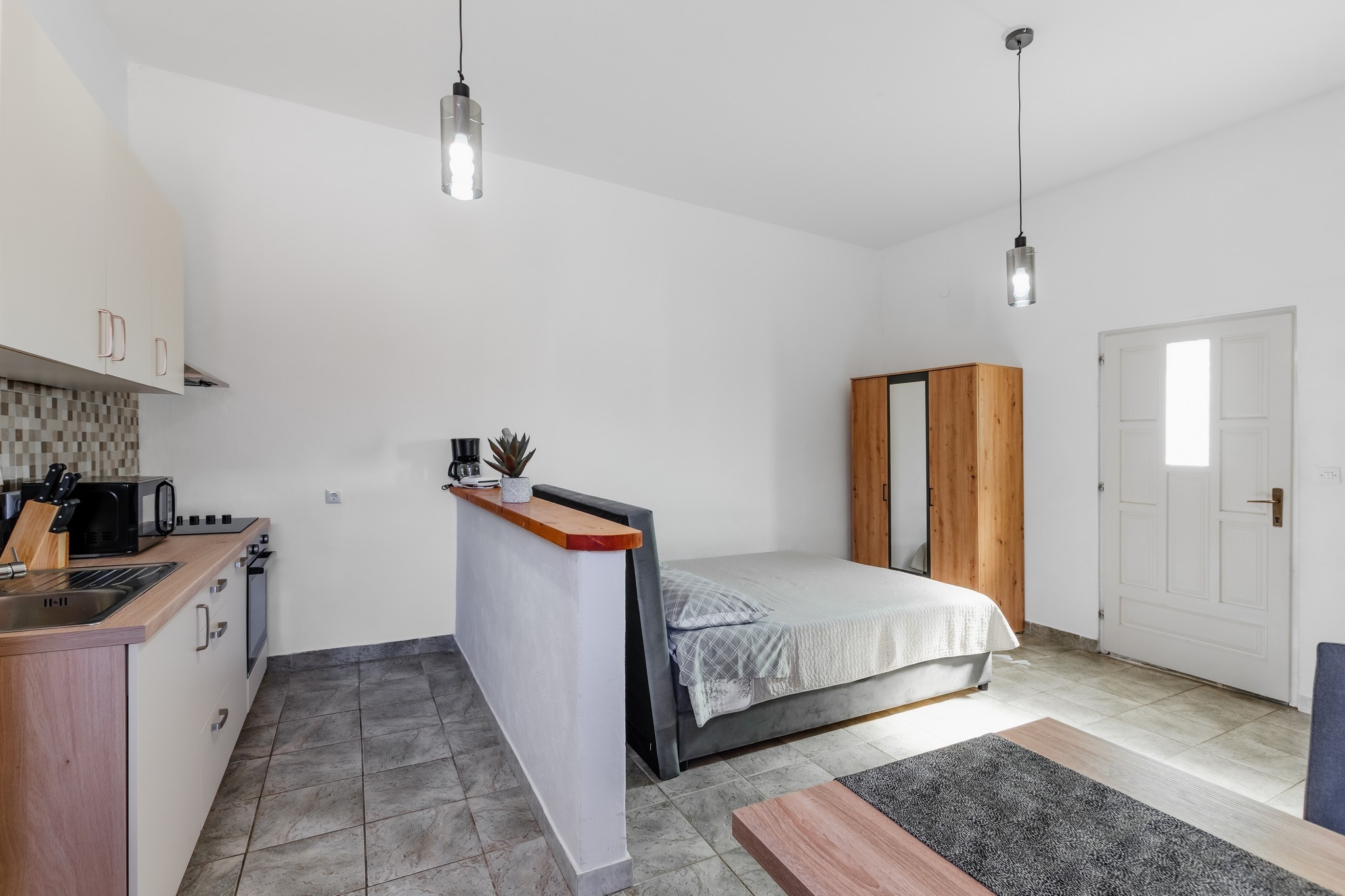 Studio flat with terrace Vrsi - Mulo, Zadar  AS-a