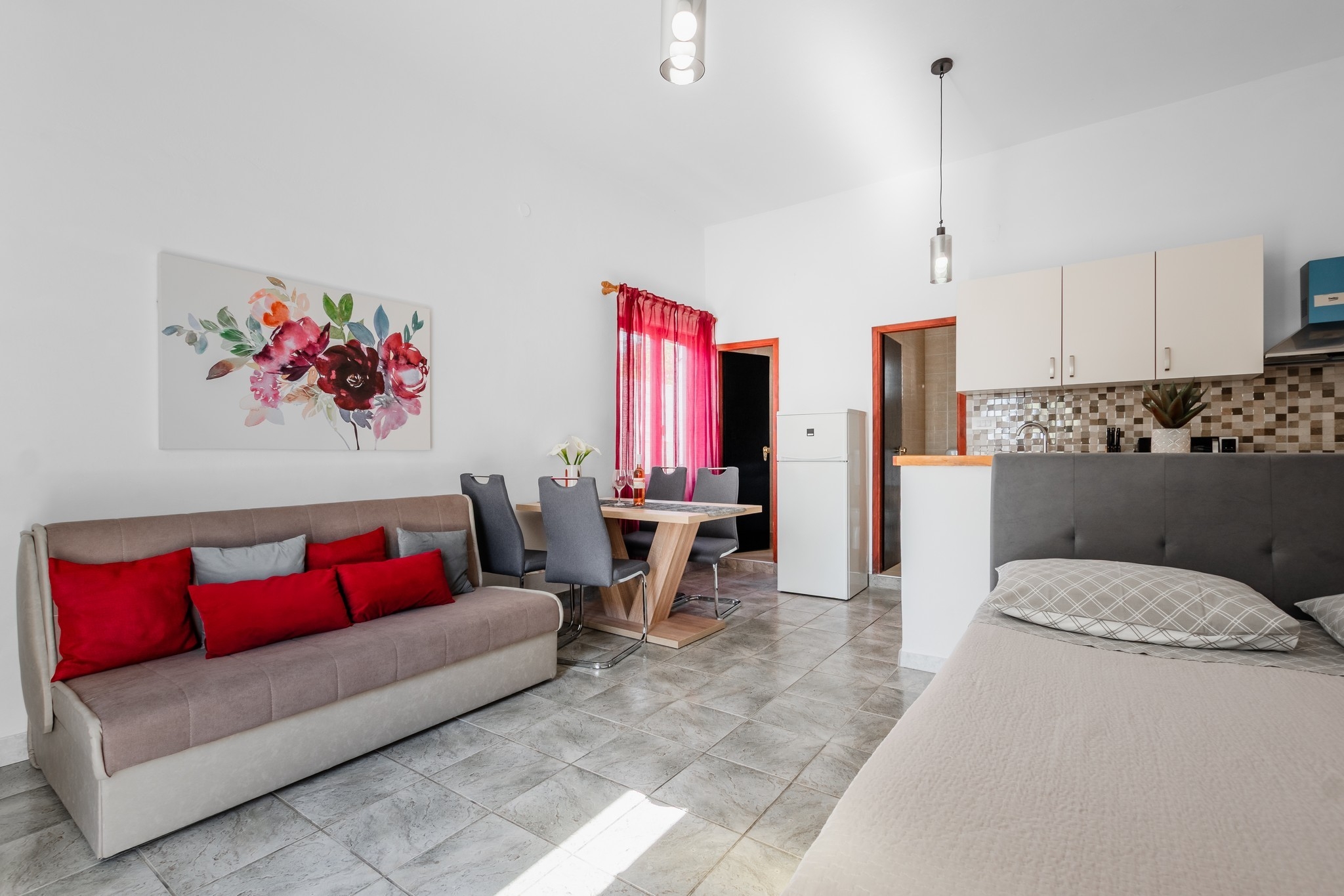 Studio flat with terrace Vrsi - Mulo, Zadar (AS-24353-a)