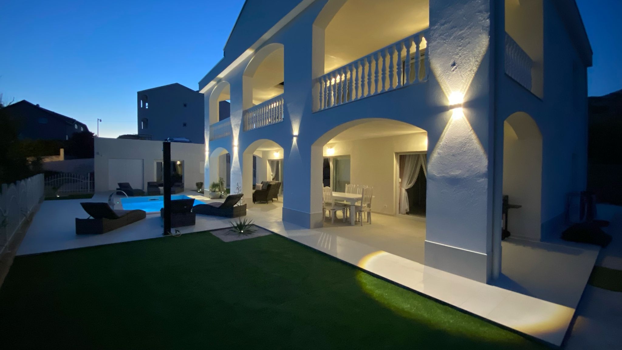 Dvosobni apartma S teraso Pag  A-a