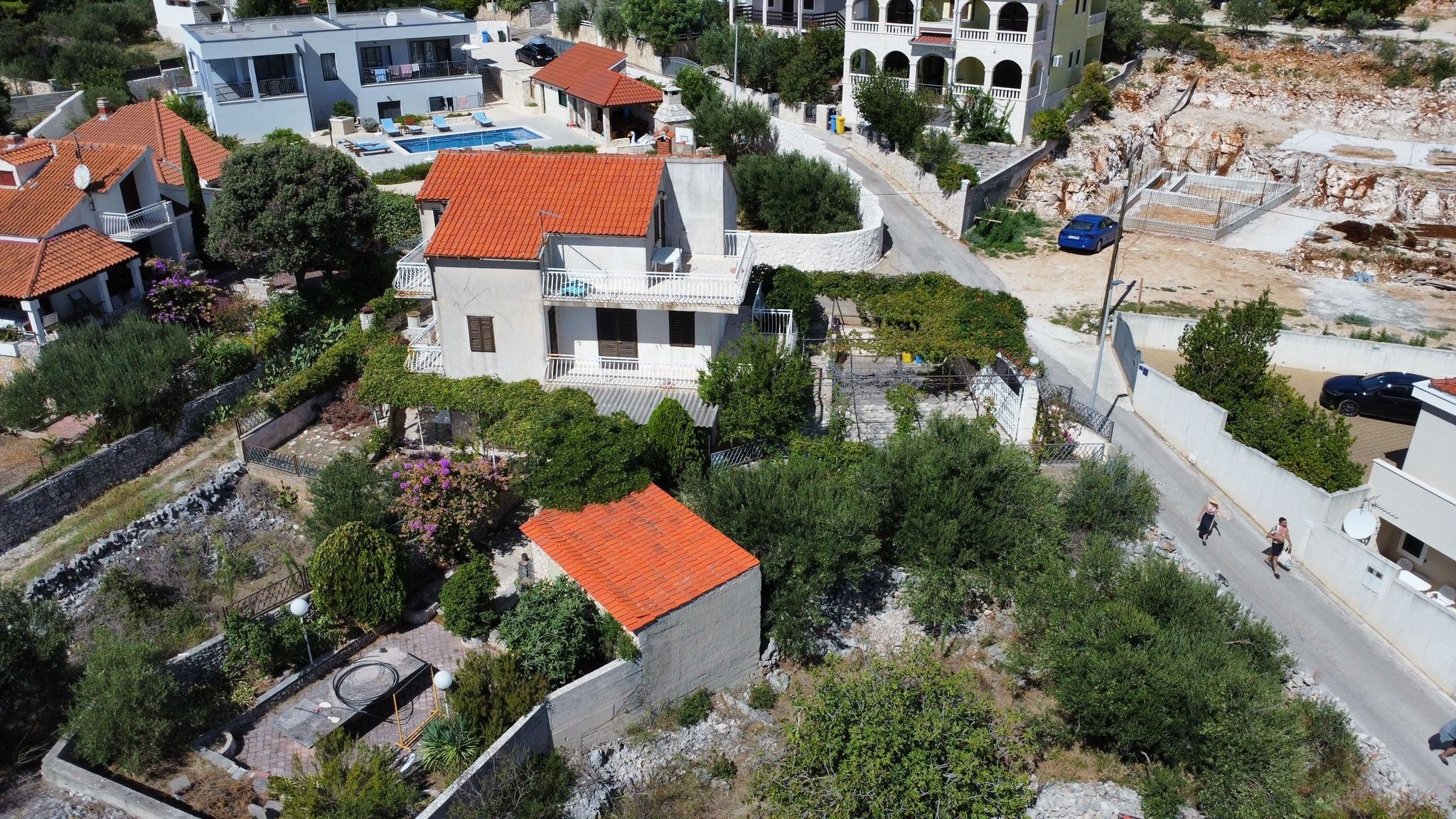 Three bedroom apartment with terrace Cove Oštrička luka, Rogoznica  A-a