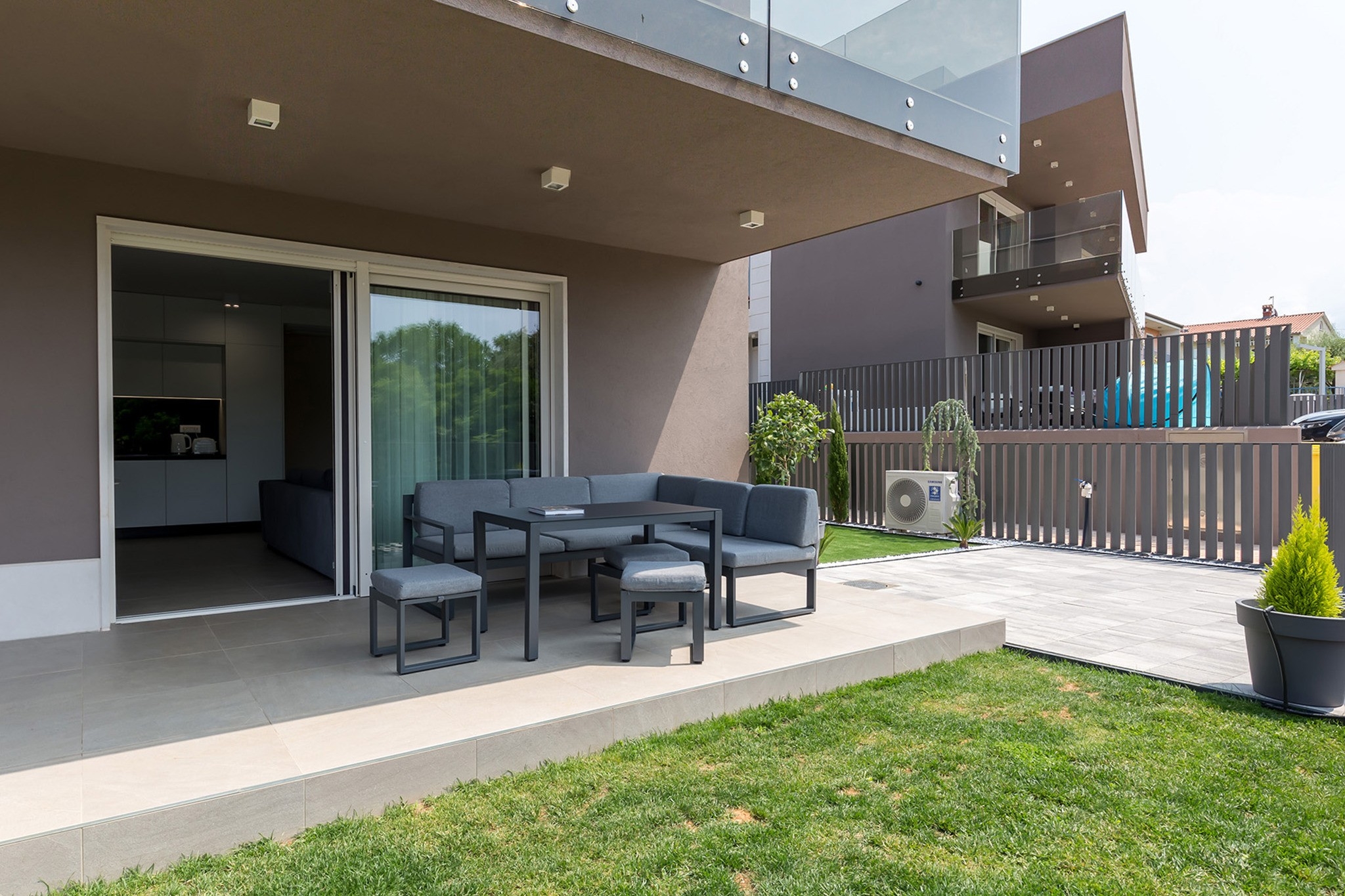 Dvosobni apartman s terasom Kukci, Poreč  A-b
