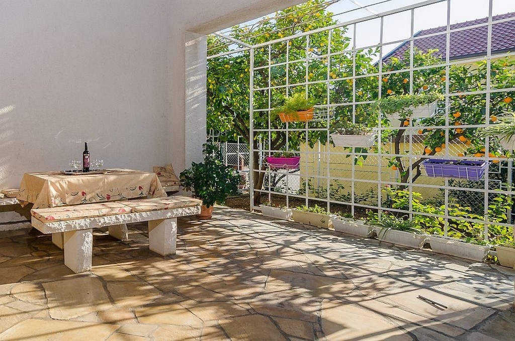 Dvosobni apartman s terasom Orebić, Pelješac  A-a