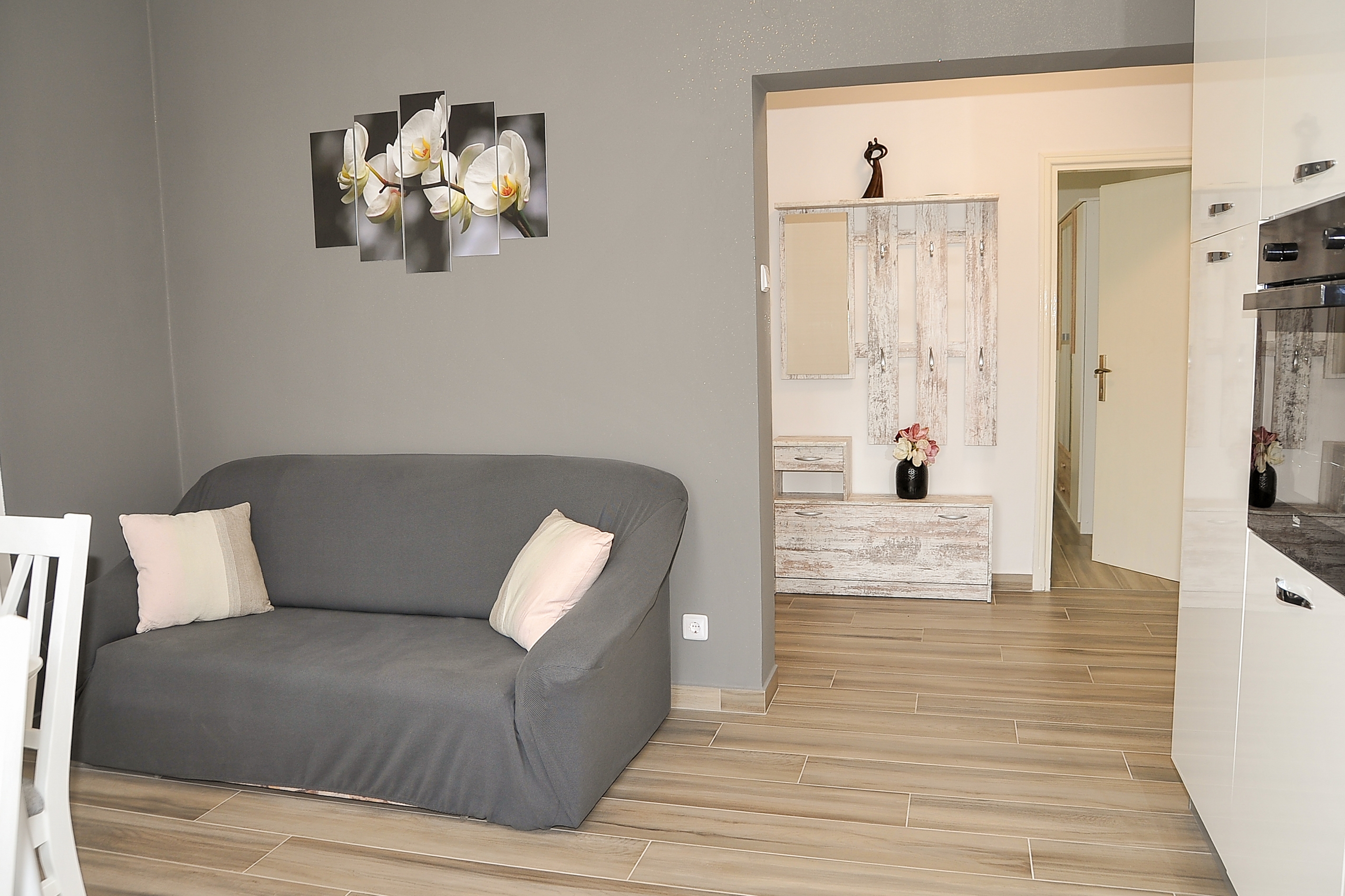 Two bedroom apartment with terrace and sea view Supetarska Draga - Gonar, Rab (A-24383-a)