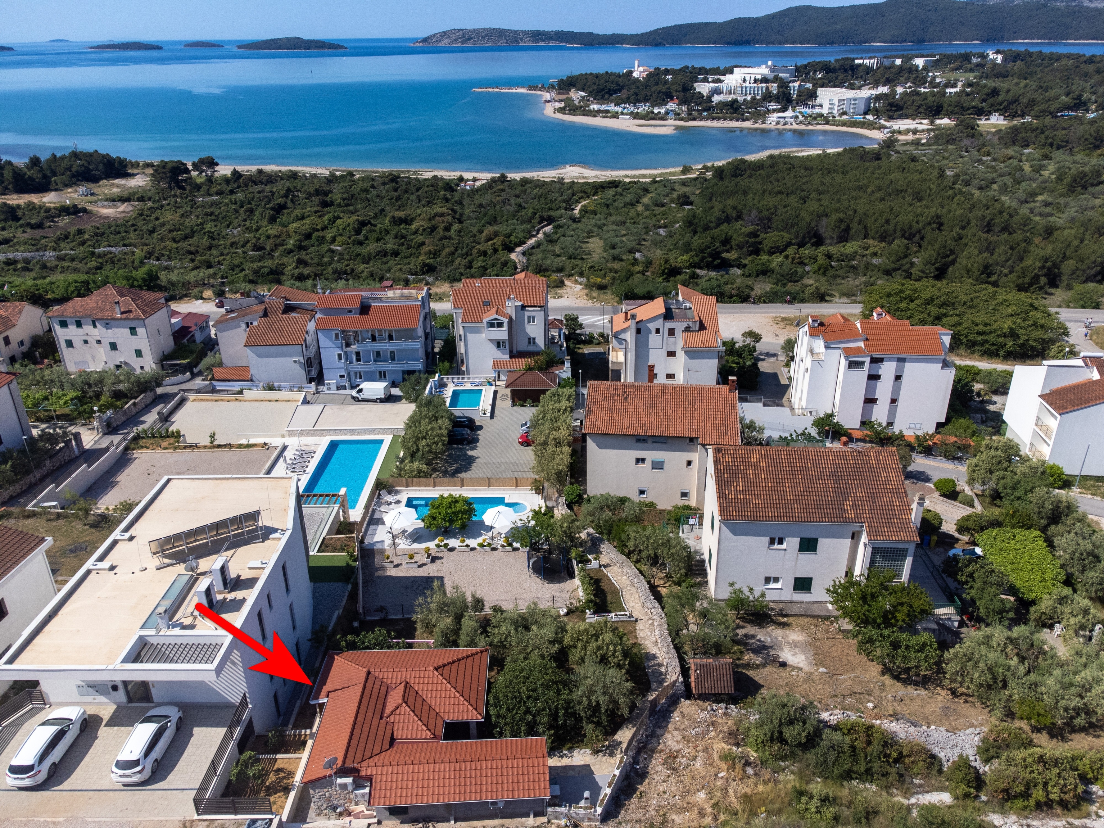 Dvosobna kuća s terasom Solaris, Šibenik  K