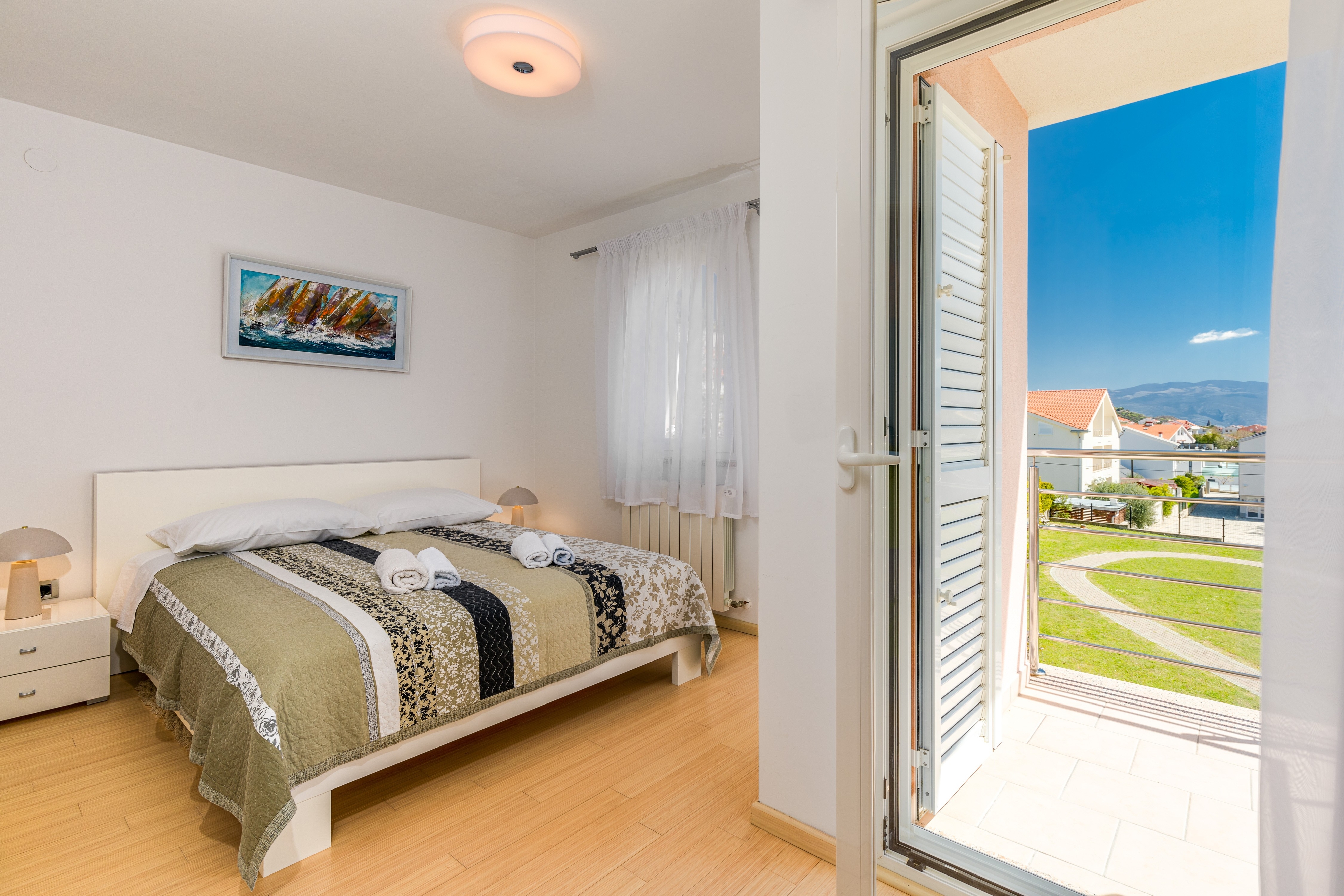 Two bedroom apartment with terrace Baška, Krk  A-a