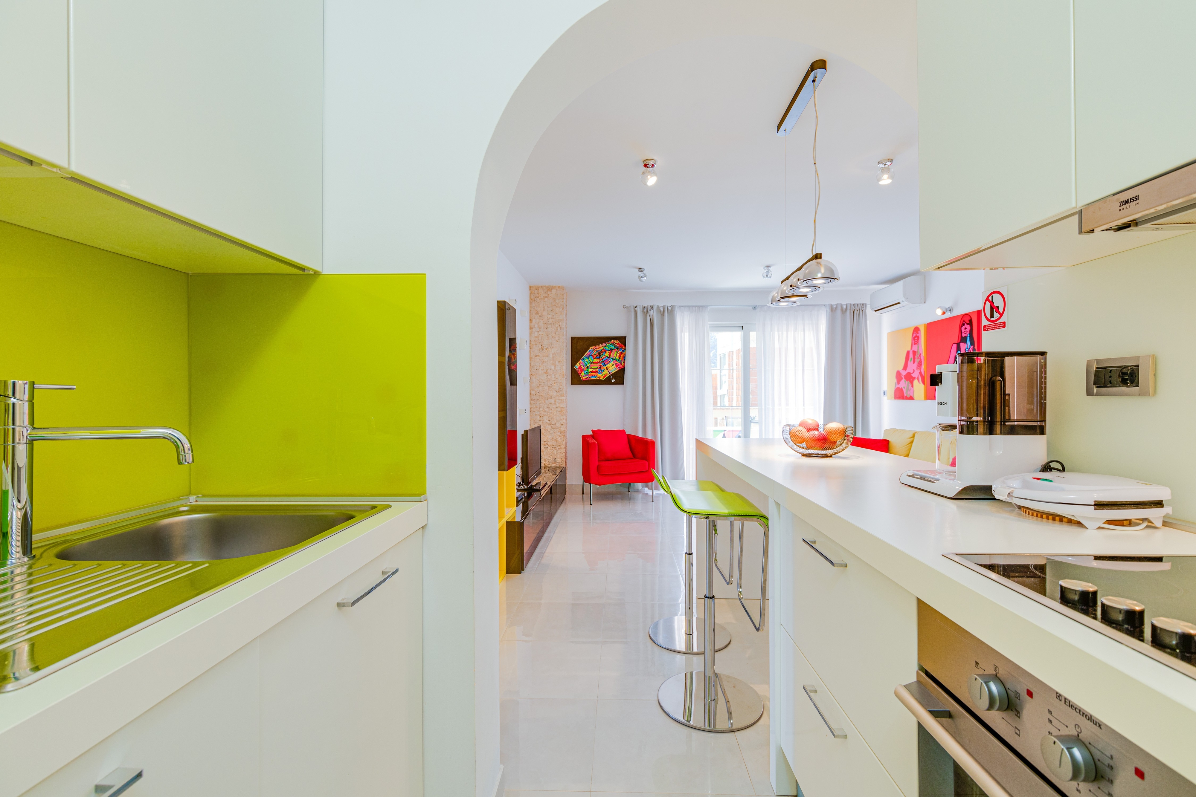 Two bedroom apartment with terrace Baška, Krk  A-a