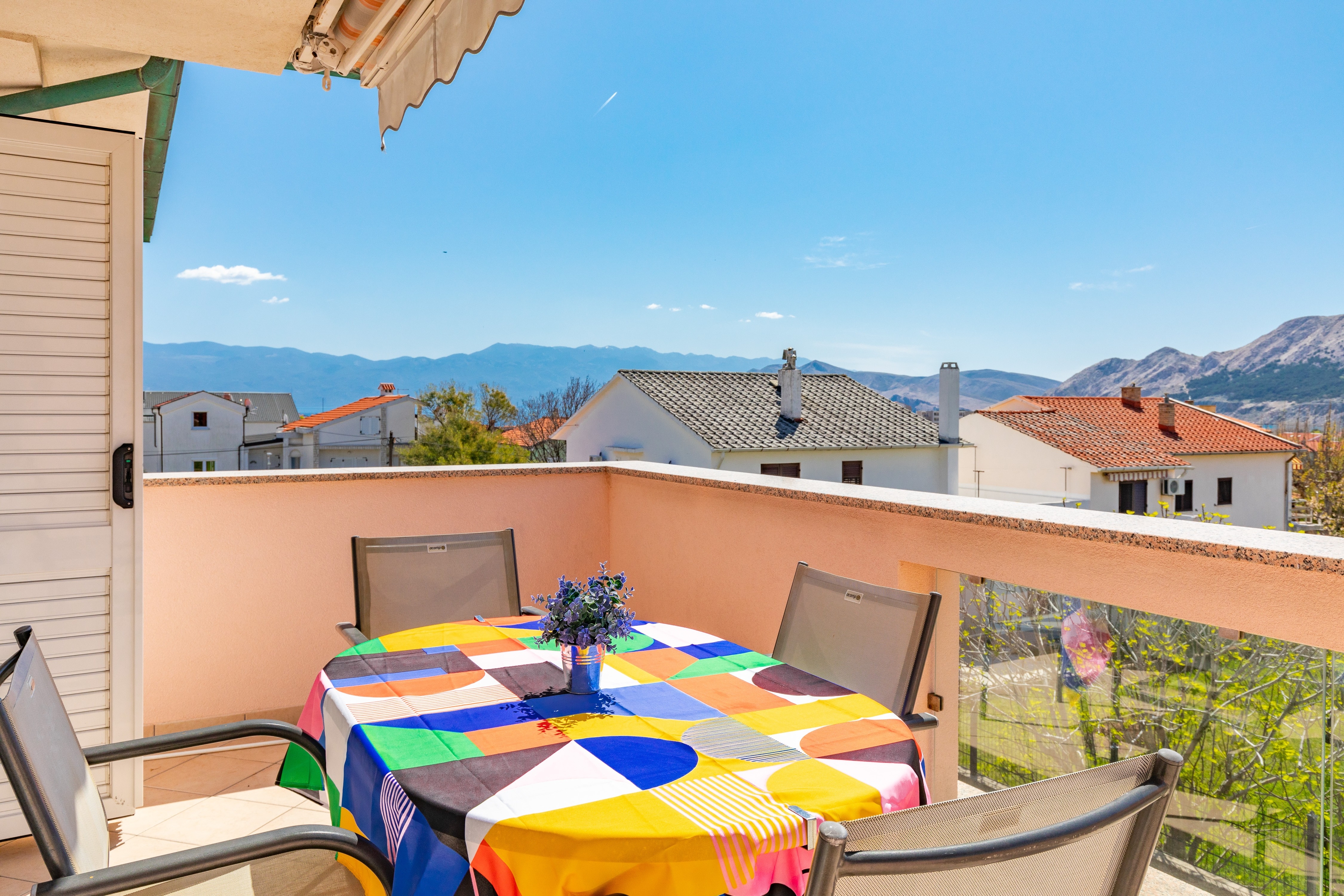 Two bedroom apartment with terrace Baška, Krk  A-a