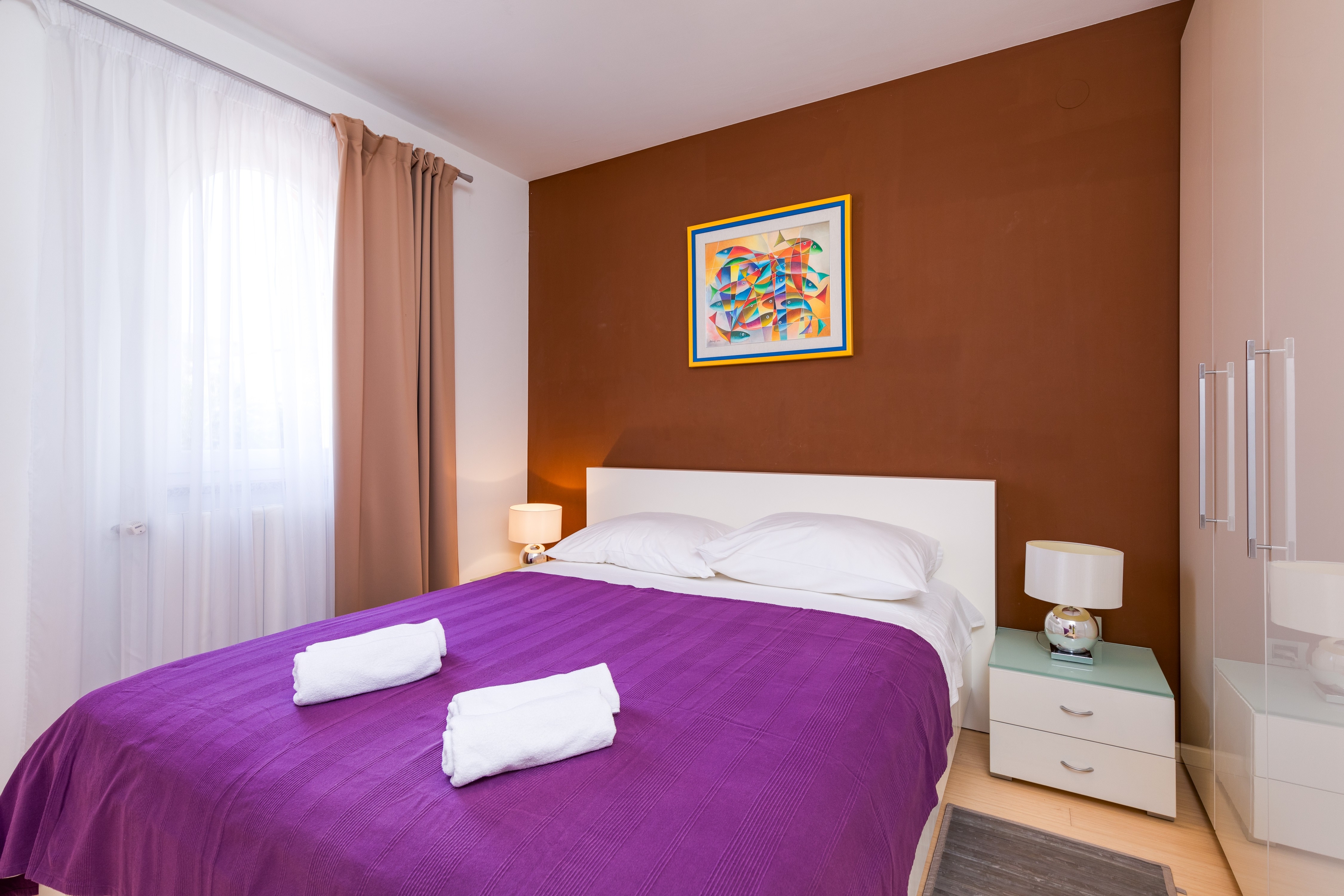 One bedroom apartment with balcony Baška, Krk  A-b