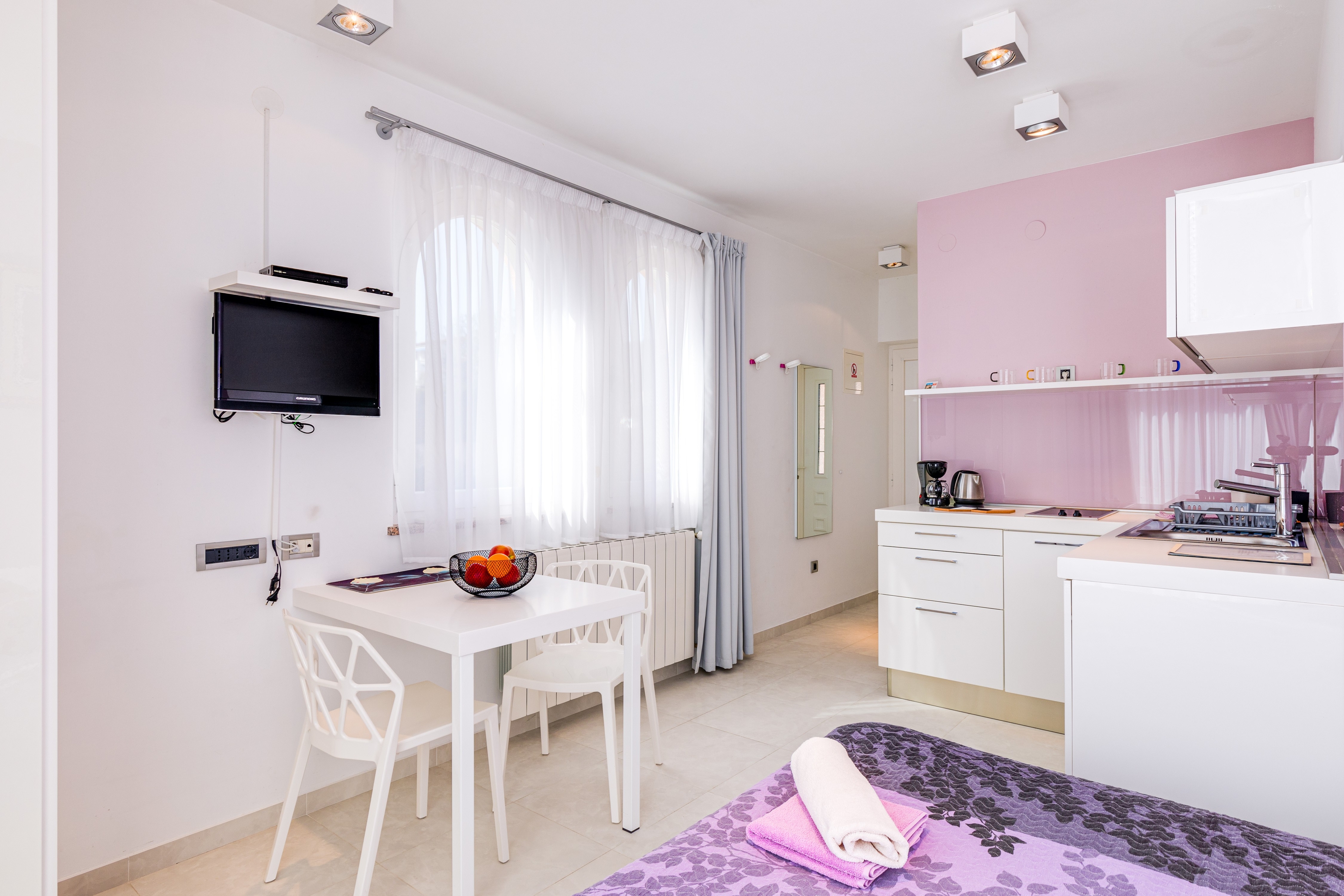 Studio flat with terrace Baška, Krk  AS-a